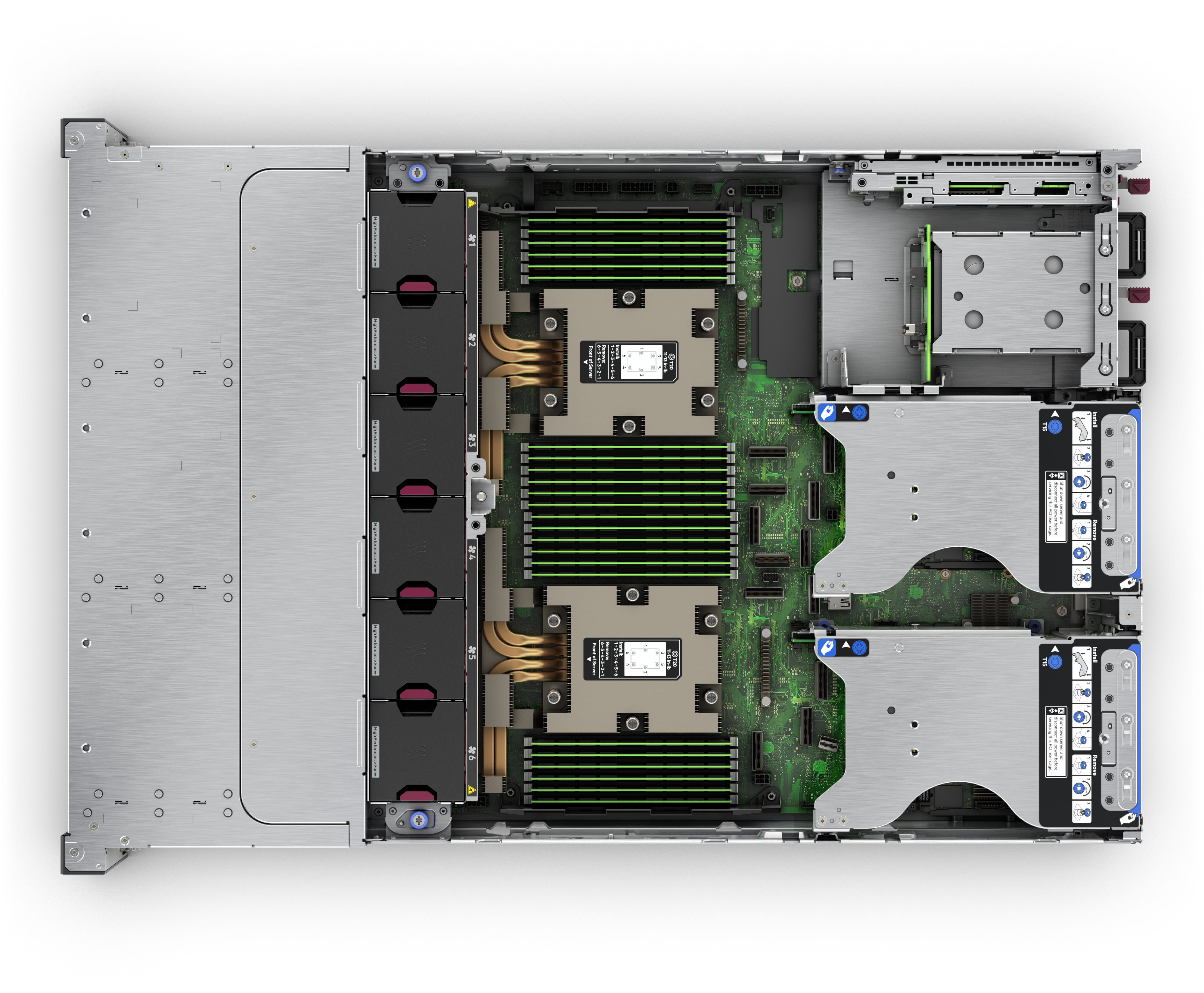 HPE ProLiant DL385 Gen11 - 2U - zweiweg - 1 x EPYC 9115 / 2.6 GHz - RAM 64 GB - SATA/SAS/NVMe - Hot-Swap 6.4 cm (2.5")