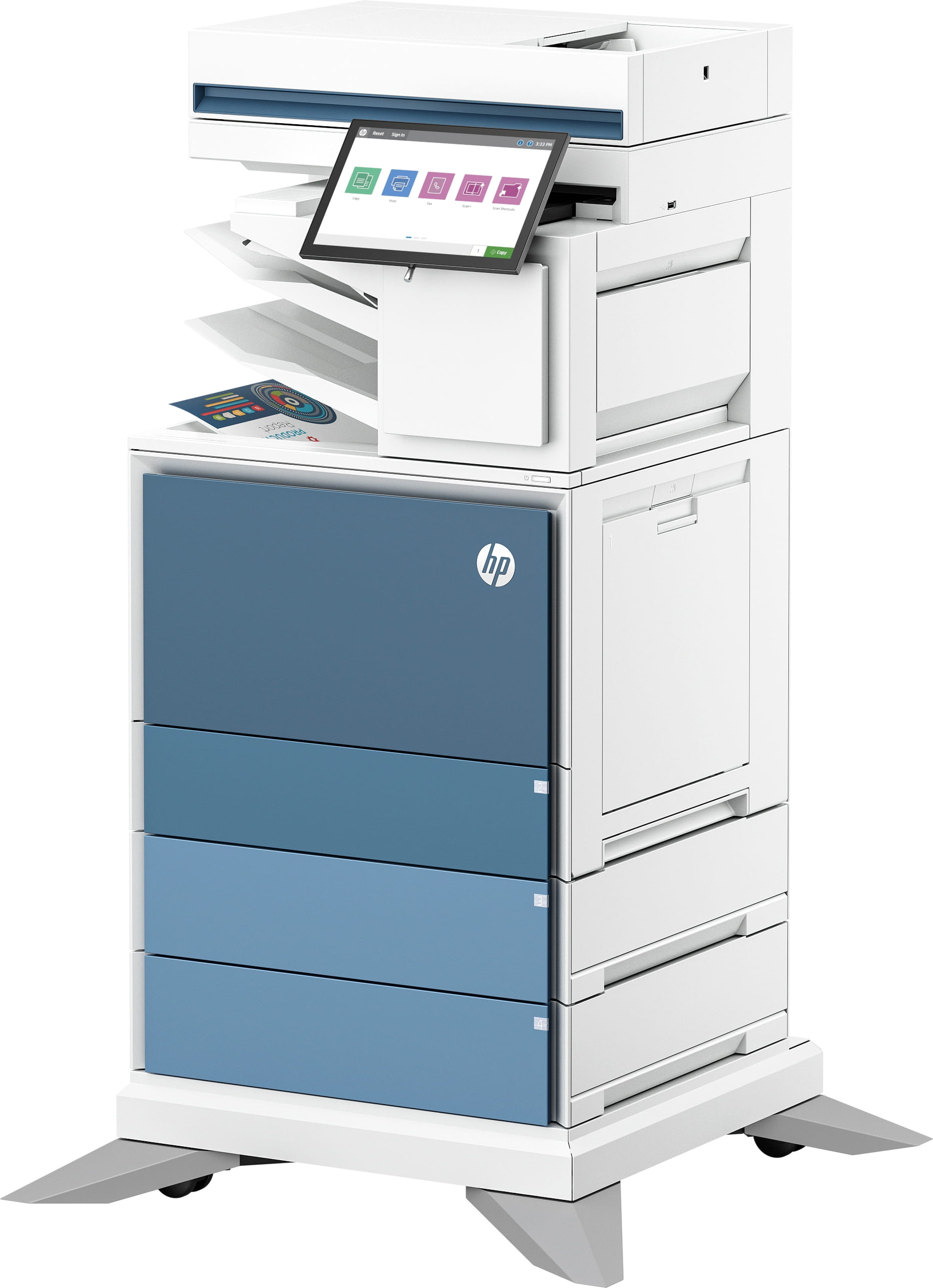 HP LaserJet Enterprise Flow MFP 6800zfsw - Multifunktionsdrucker - Farbe - Laser - Legal (216 x 356 mm)