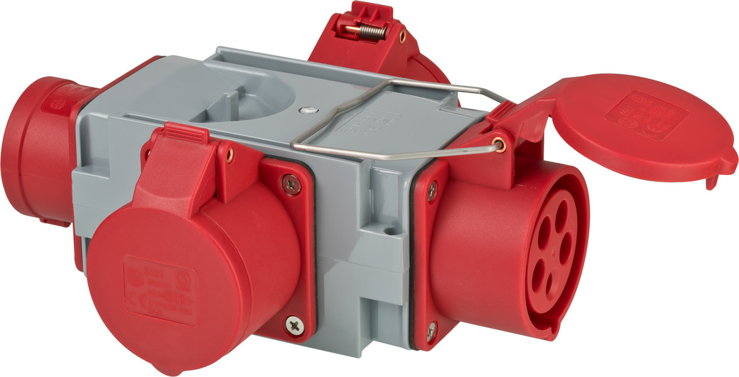 Brennenstuhl 1081640, 400 V, 16 A, Grau, Rot, IP44, 185 mm, 230 mm
