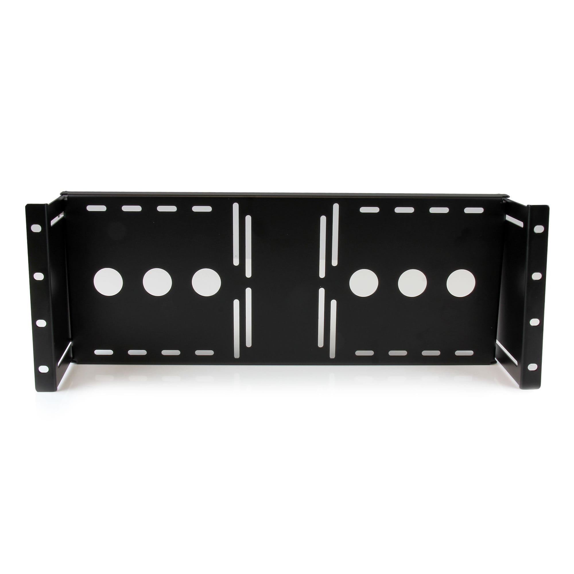 StarTech.com Universal LCD Monitor Vesa Halterung für 19" Serverschrank / Rack - Befestigungskit - für LCD-Display - fester, kaltgepresster Stahl - Schwarz - Bildschirmgröße: 48.3 cm (19")