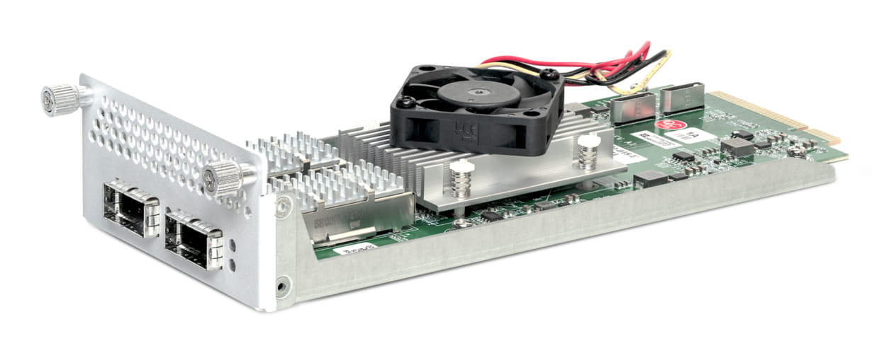 Lancom UF Extension Module 2x 100G QSFP28 (UF-1060), Metallisch, Modul zur Porterweiterung