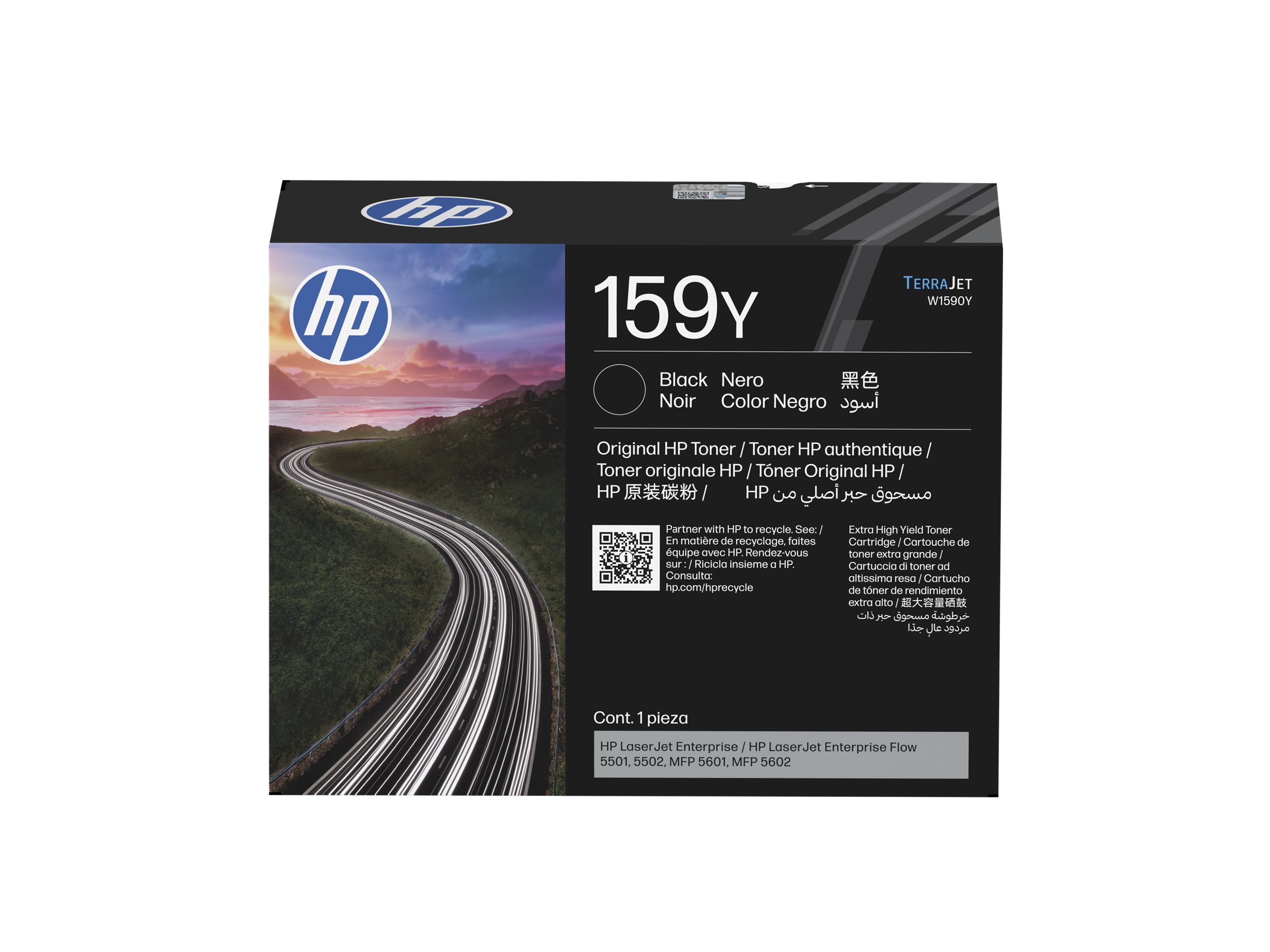 HP 159Y - Besonders hohe Ergiebigkeit - Schwarz - original - LaserJet - Box - Tonerpatrone (W1590Y)