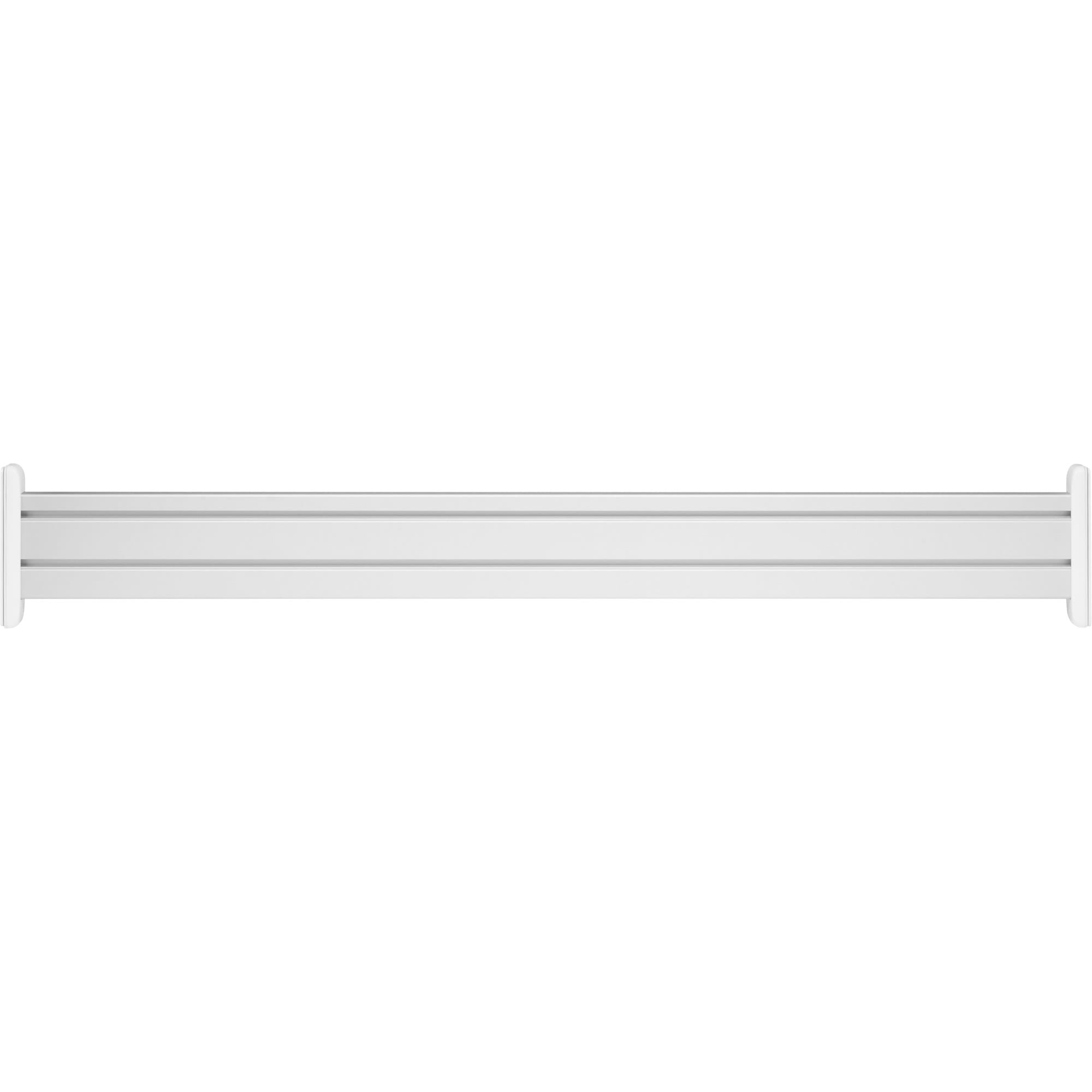 InLine Slatwall Panel Aluminium - für Tischhalterung - 1m