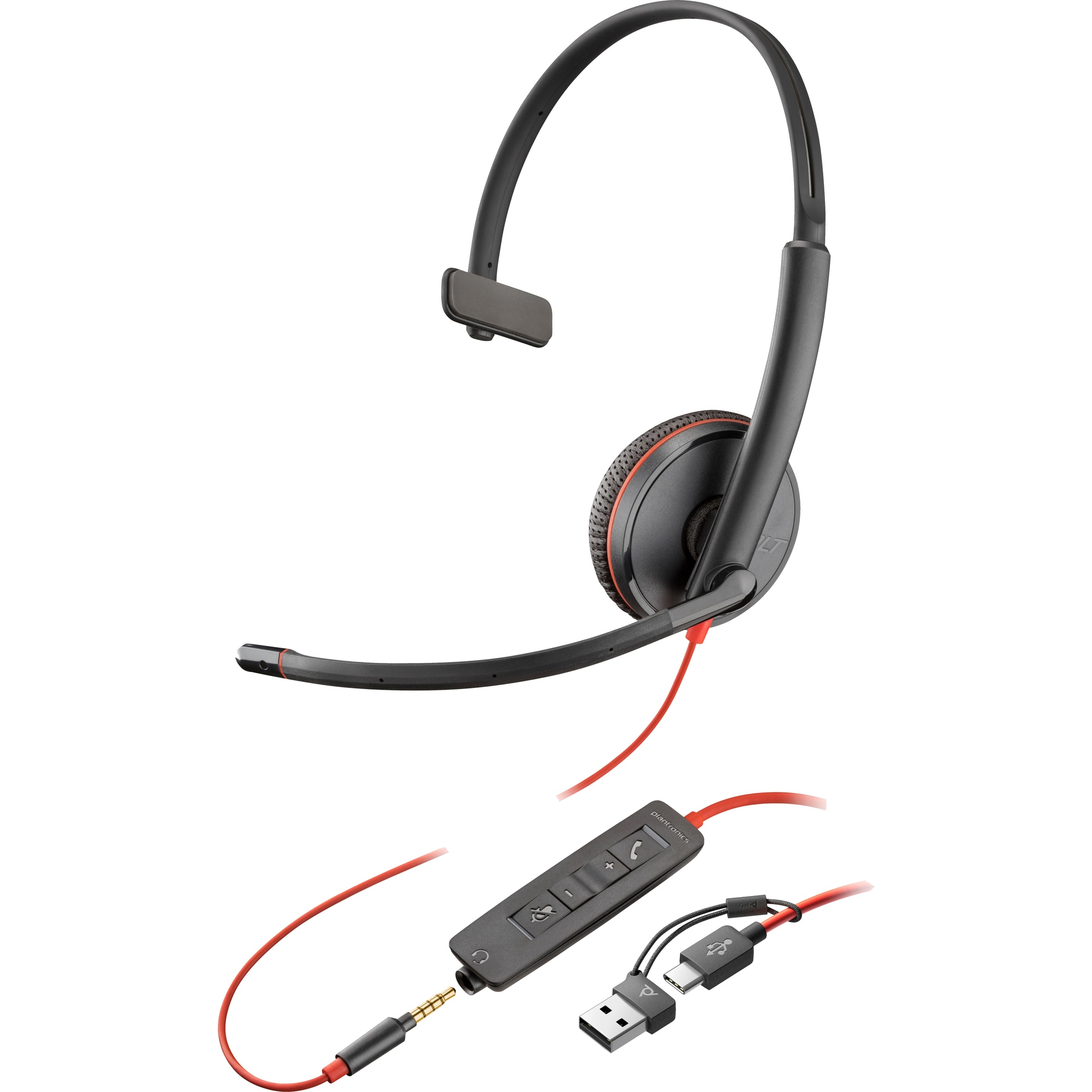 Poly Blackwire 3215 - Blackwire 3200 Series - Headset Poly Blackwire 3215 - Blackwire 3200 Series - Headset