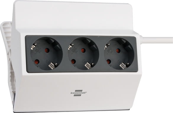 Brennenstuhl 1150070, 3 m, 3 AC-Ausgänge, Indoor, IP20, Anthrazit, Weiß, 16 A