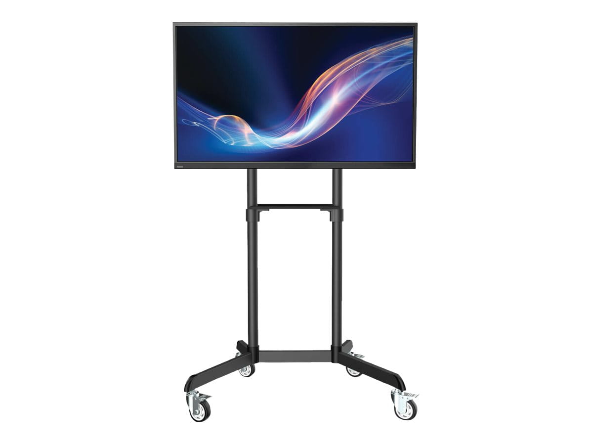 Tripp Eaton Tripp Lite Series Rolling TV/Monitor Cart for 37" to 70" Flat-Screen Displays, Rotating Portrait/Landscape Mount - Aufstellung - Voll beweglich - für TV / Bildschirm - Stahl - Schwarz - Bildschirmgröße: 94-177.8 cm (37"-70")