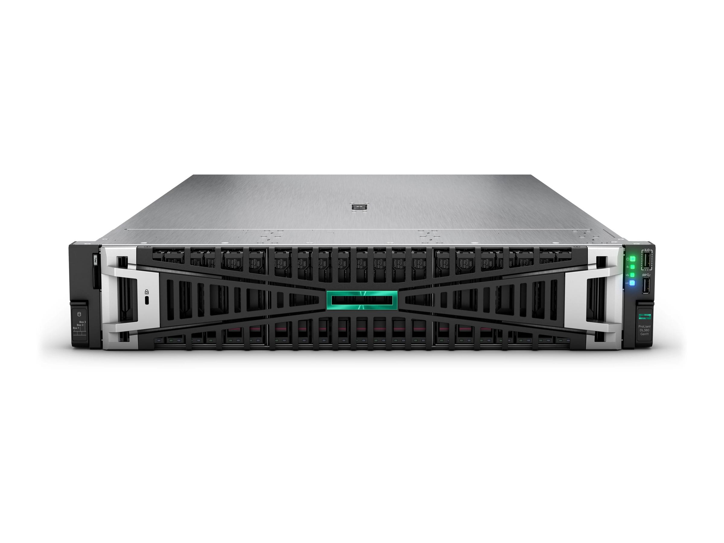 HPE ProLiant DL380 Gen11 Network Choice - 2U - zweiweg - 1 x Xeon Silver 4514Y / 2 GHz - RAM 32 GB - SATA/SAS/NVMe - Hot-Swap 8.9 cm (3.5")