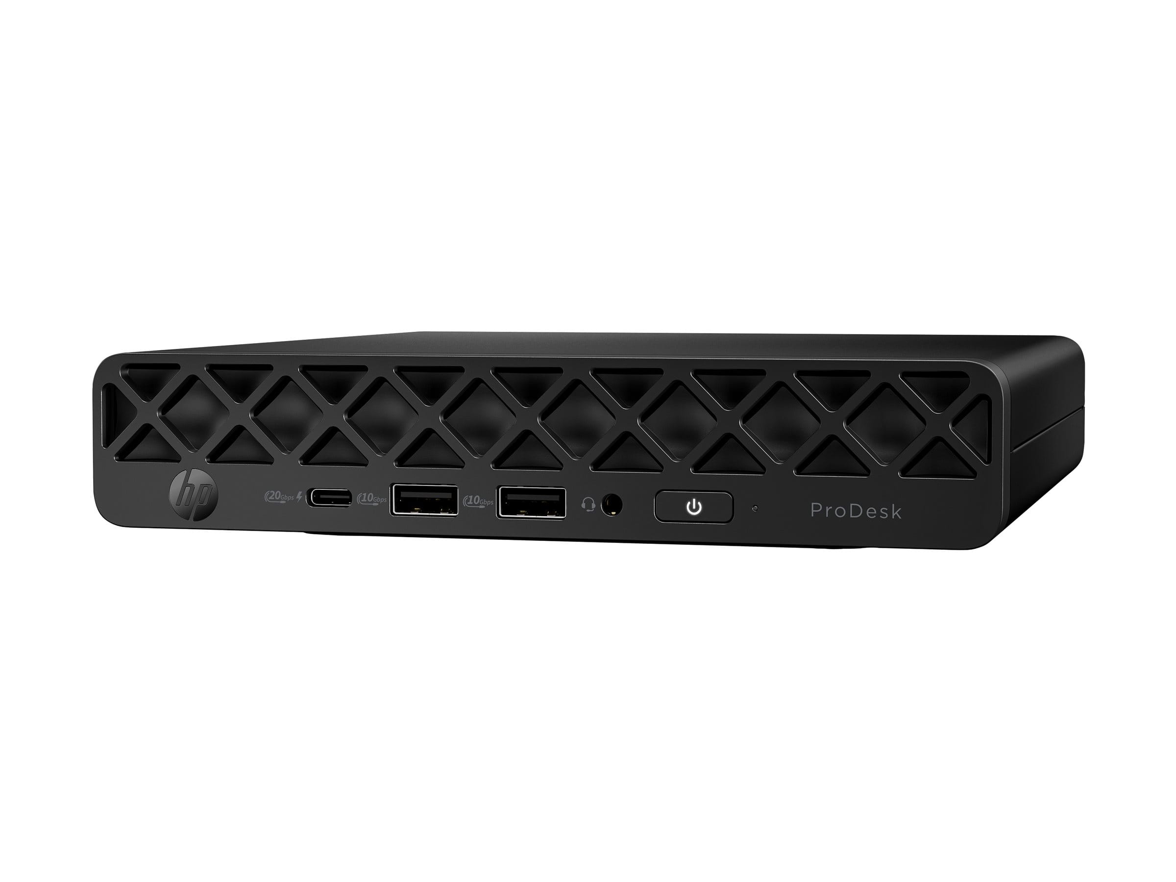 HP ProDesk 4 G1i - Mini - Core Ultra 7 265T - RAM 16 GB - SSD 512 GB - NVMe - Intel Graphics - 1GbE, Wi-Fi 6E, Bluetooth 5.3 - WLAN: 802.11a/b/g/n/ac/ax (Wi-Fi 6E)