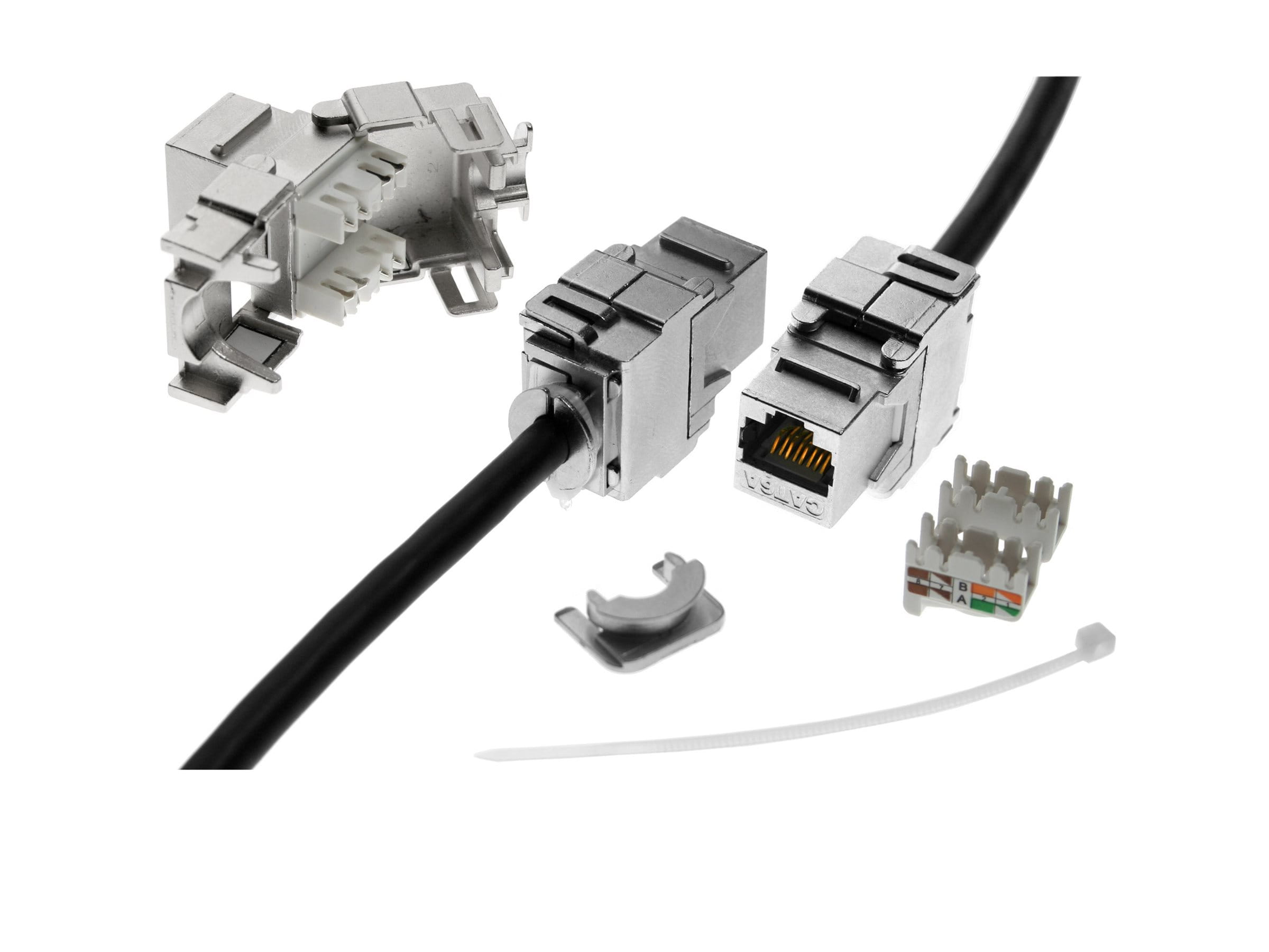 InLine RJ45 Bu/LSA Einsatz - Keystone SNAP-In - Cat.6a