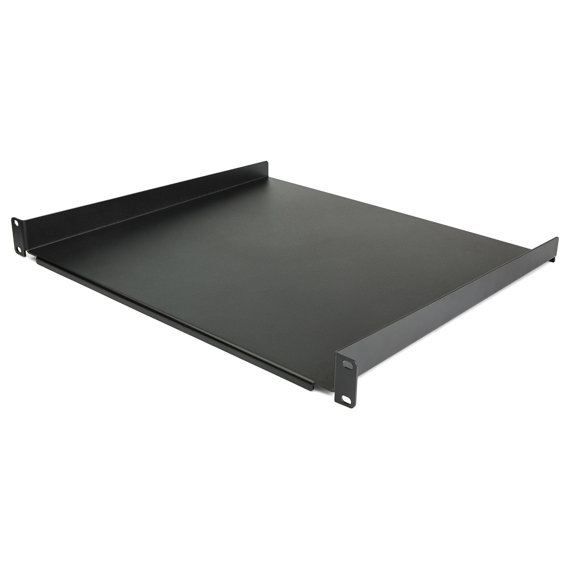 StarTech.com CABSHELF116  Serverschrank Fachboden (1 HE, 16 Zoll tief, 1HE Server-Rack-Regal für 19-Zoll-Netzwerkgeräte)