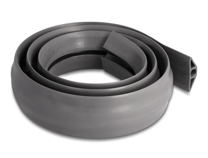 Delock Kabelkanal - flexibel, 50 x 13 mm - Boden montierbar