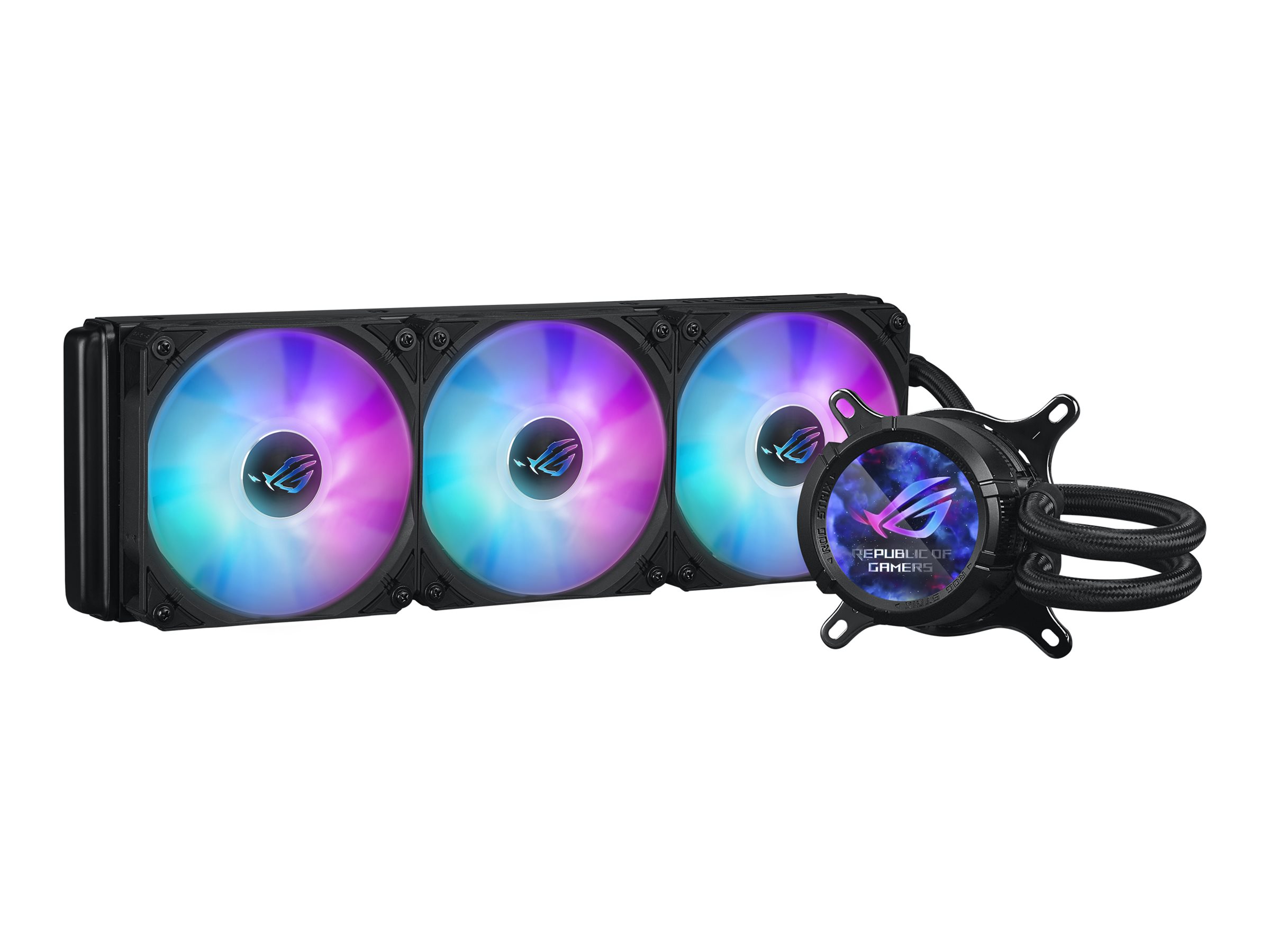 ASUS ROG STRIX LC III 360 ARGB LCD - Prozessor-Flüssigkeitskühlsystem - (für: LGA1700, LGA1200, LGA115x Socket, AM4, AM5)