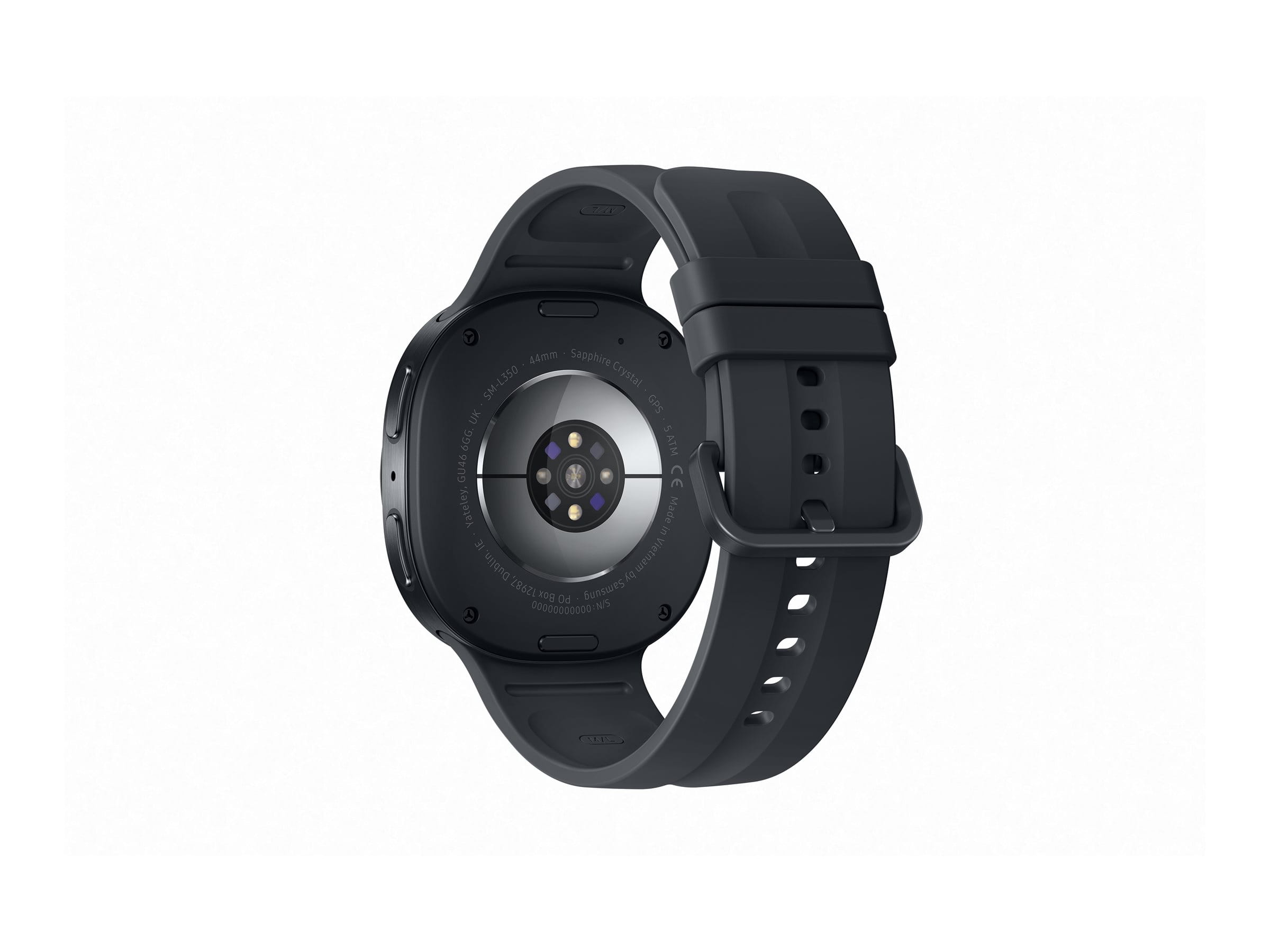 Samsung Galaxy Watch9 - 44 mm - Carbon-Schwarz - intelligente Uhr mit Sportband - schwarz - Bandgröße: M/L - Anzeige 3.73 cm (1.47")