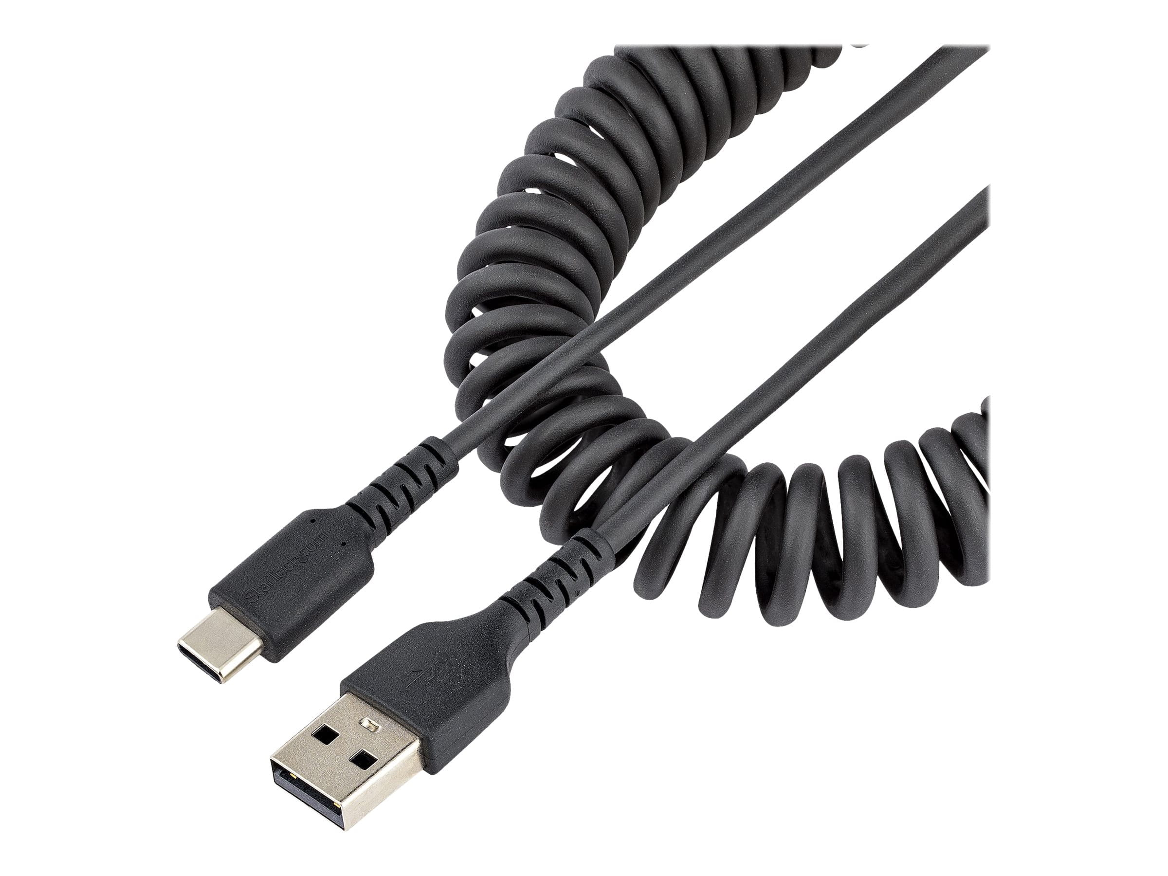 StarTech.com 50cm USB A auf USB C Kabel, Spiralkabel, USB 2.0 handy kabel - USB-Kabel - USB (M)