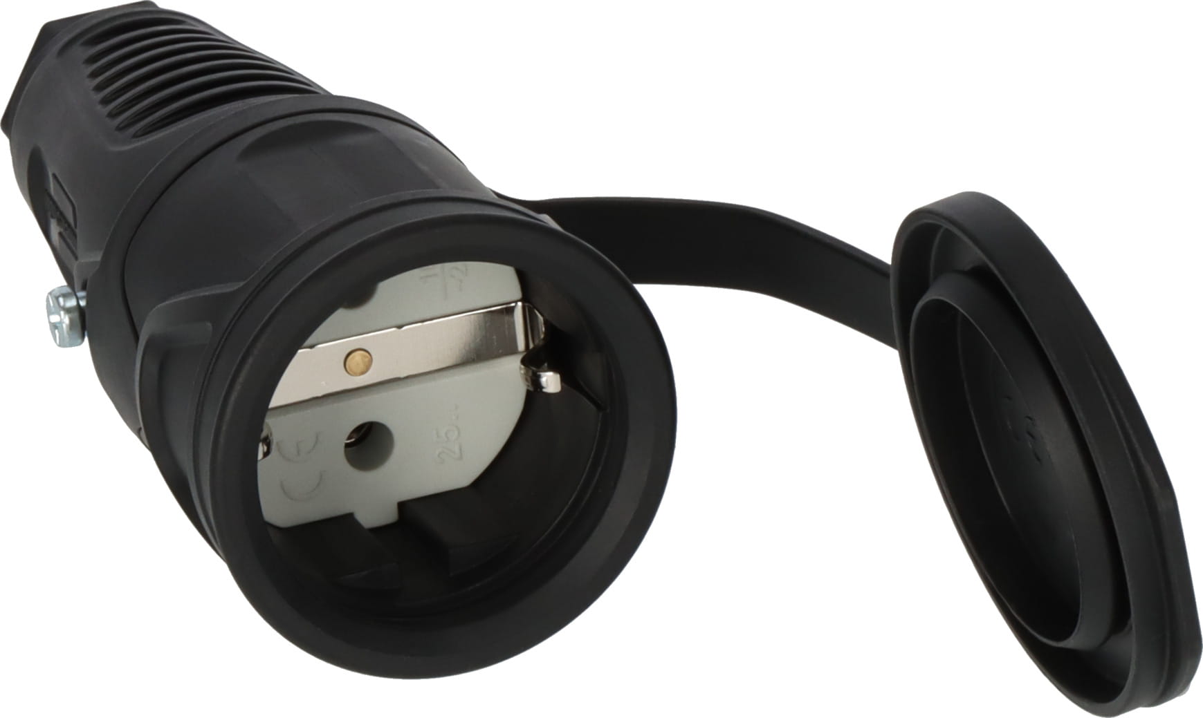 Brennenstuhl 1082050020, Typ F, Schwarz, Gummi, IP54, 230 V, 16 A