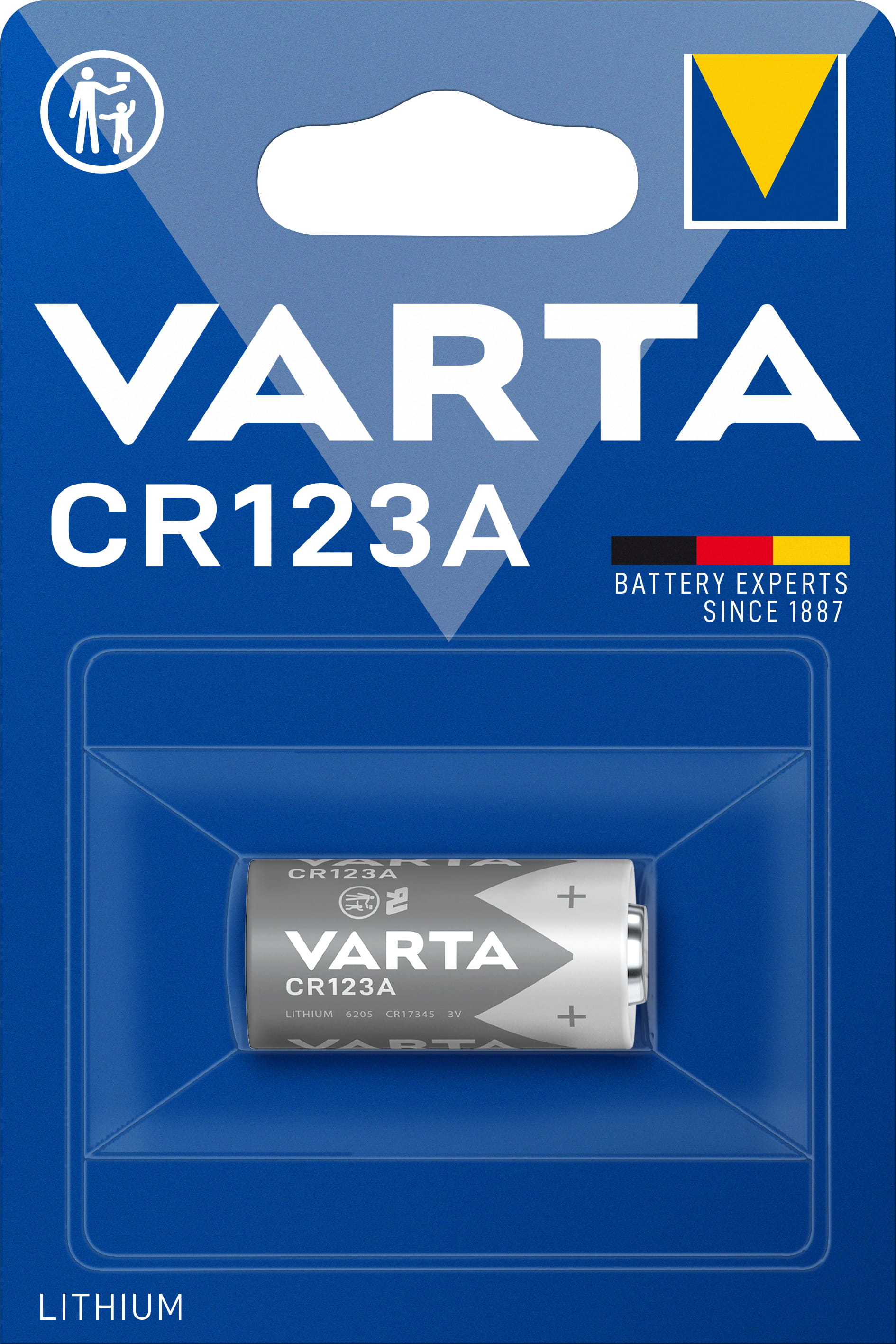 Varta Photo Lithium - Batterie CR123A - Li - 1430 mAh