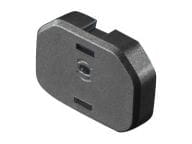 Rittal Verschlussschraube (Strom IEC 320 C13) - RAL 9005 (Packung mit 10)