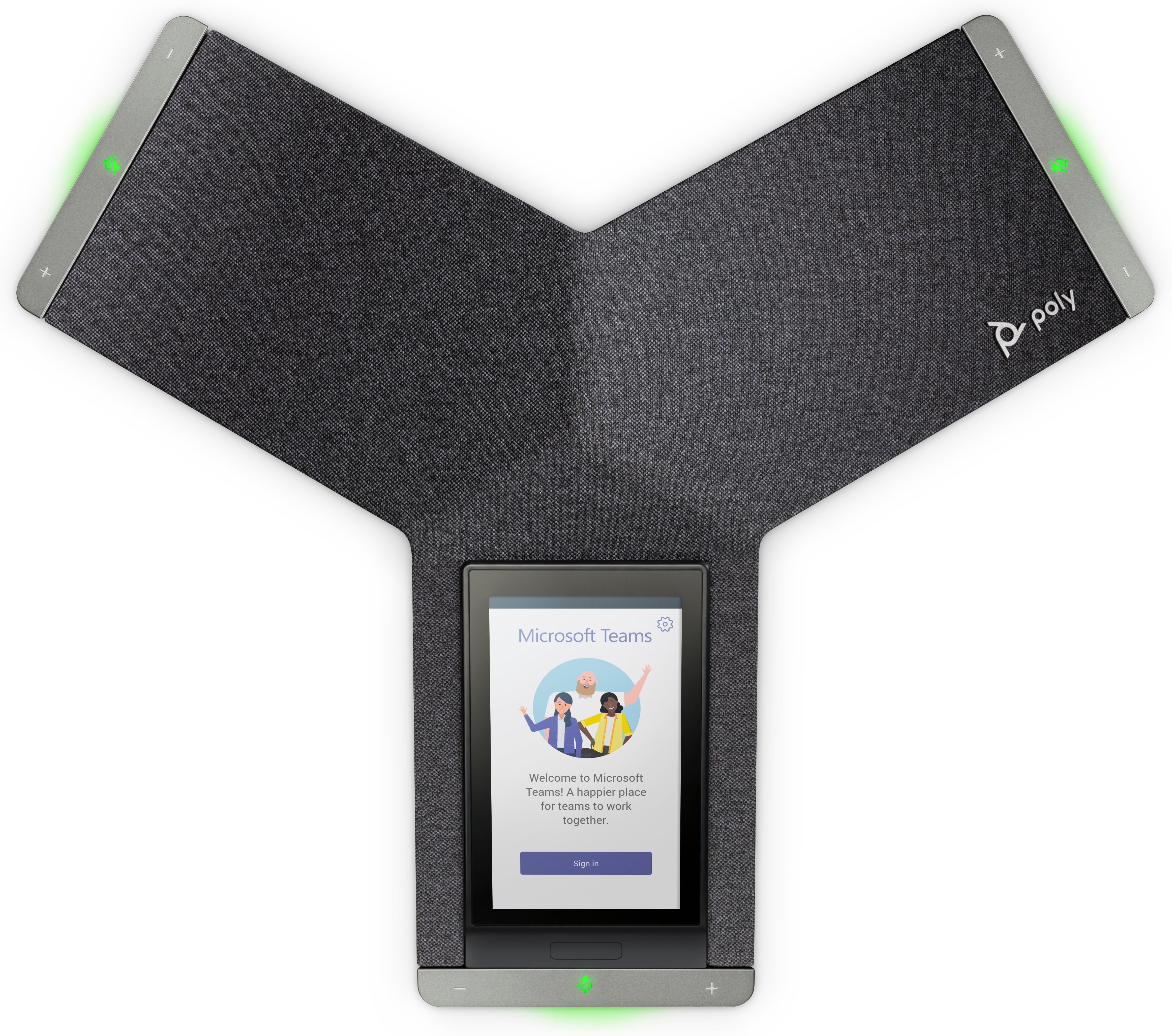 HP Poly Trio C60 - VoIP-Konferenztelefon - mit Bluetooth-Schnittstelle - IEEE 802.11a/b/g/n (Wi-Fi)