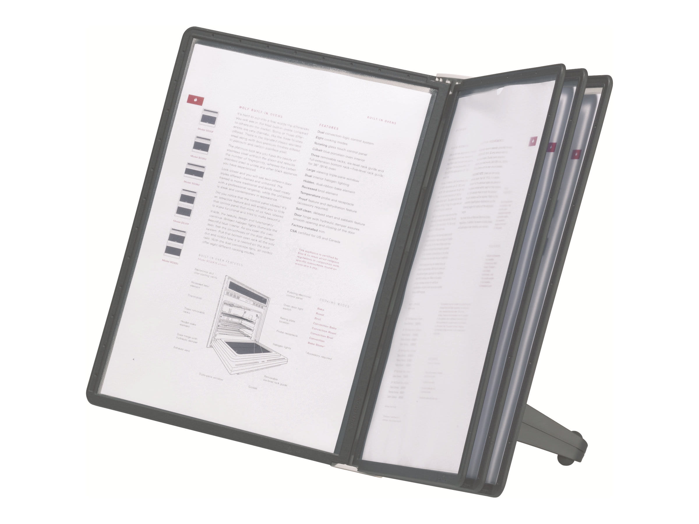 Durable SHERPA SOHO - Displaytafelsystem - geeignet für Wandmontage, Desktop
