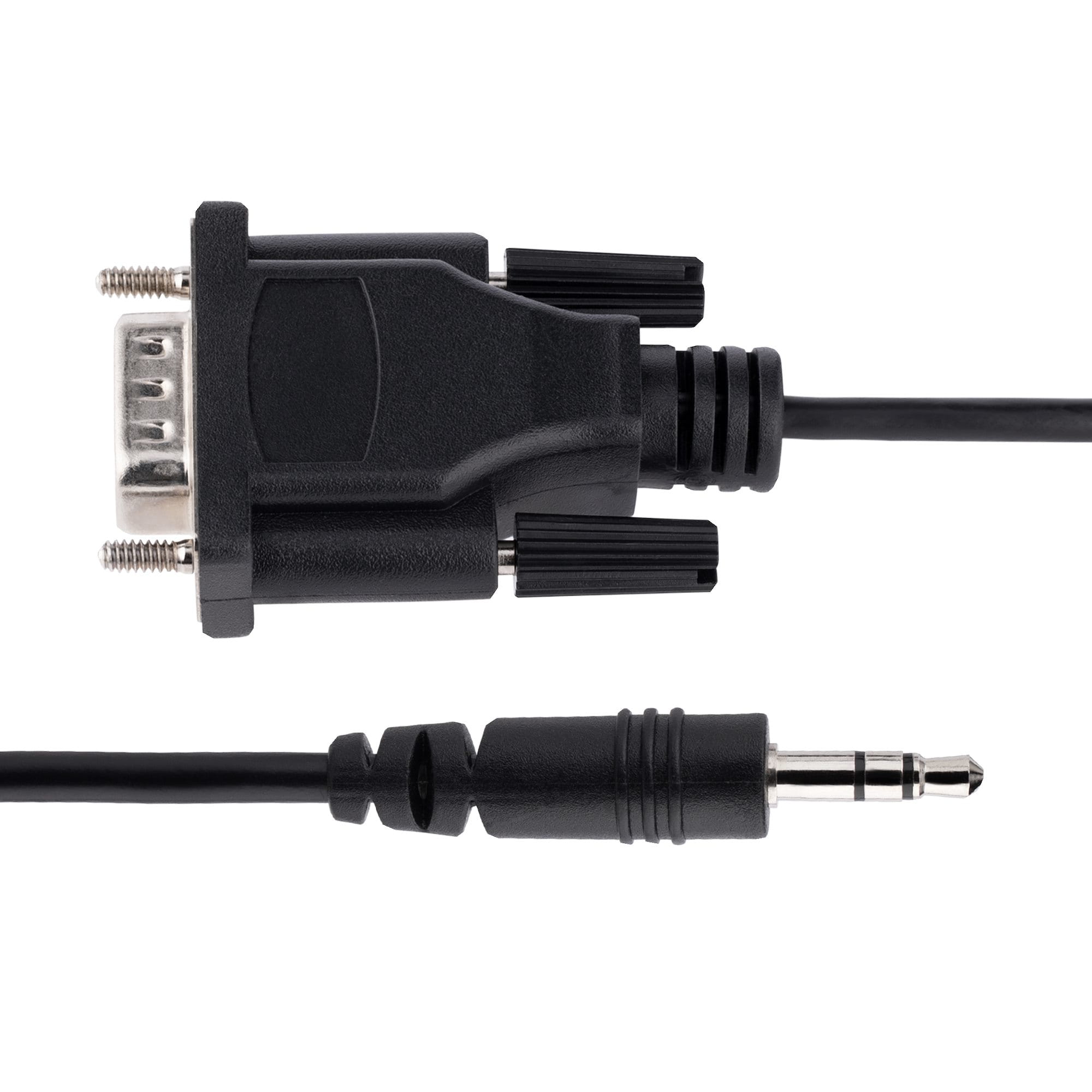 StarTech.com 1 m DB9 auf 3.5mm serielles Kabel, Stecker auf Stecker Kabel - Kabel seriell - DB-9 (M)