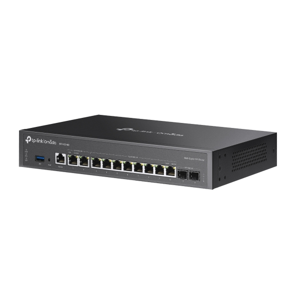 TP-LINK Omada ER7412-M2, Ethernet-WAN, 2.5 Gigabit Ethernet, Gigabit Ethernet, Schwarz