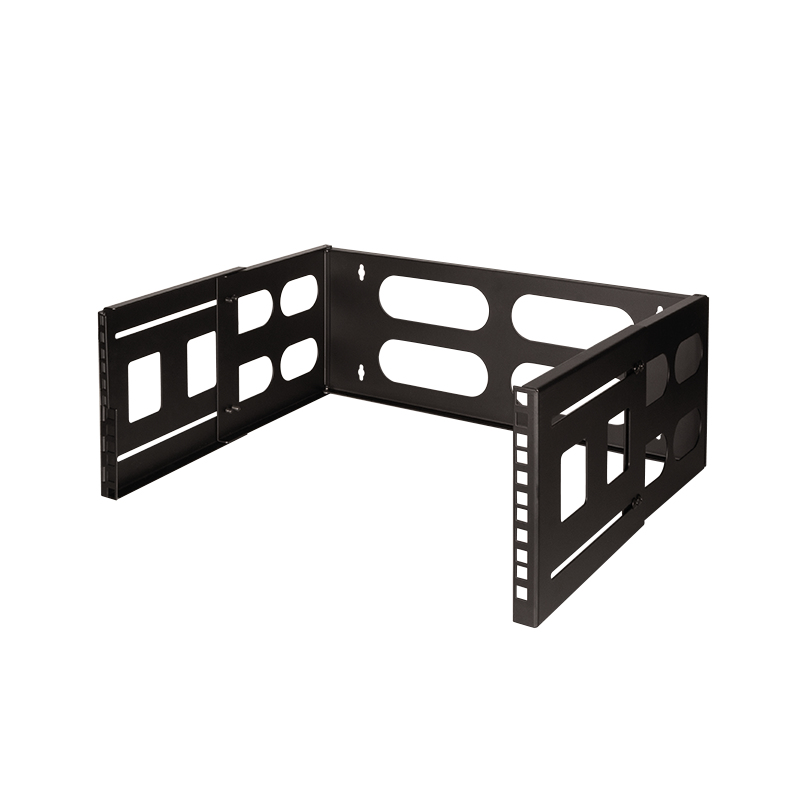 LogiLink Rack Bracket - geeignet für Wandmontage - Schwarz, RAL 9003 - 4U - 48.3 cm (19")