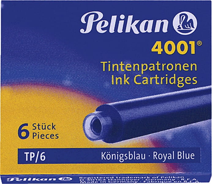 Pelikan 4001 TP/6 - Tintenpatrone - Königsblau - 0.8 ml - 6 Stücke (Packung mit 2)