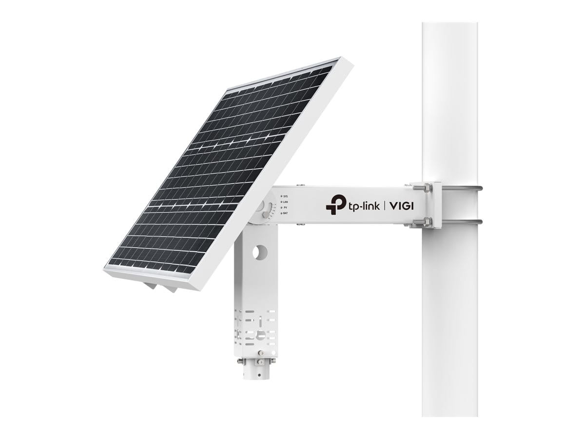 TP-LINK VIGI SP9030, Solarpanel, Draußen, Weiß, IP66, Kabelgebunden, 10,100 Mbit/s