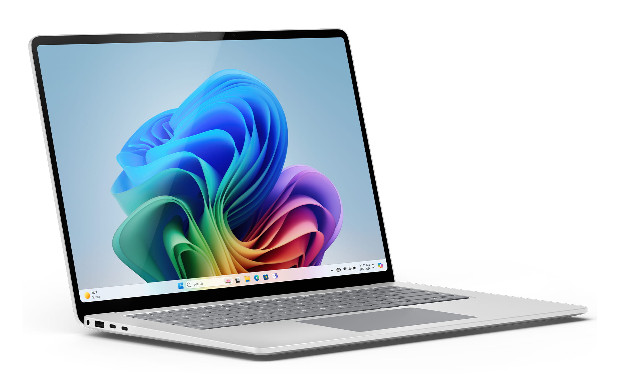 Microsoft Surface Laptop for Business - 7th Edition - Snapdragon X Elite X1E-80-100 - Win 11 Pro - Qualcomm Adreno - 16 GB RAM - 256 GB SSD - 38.1 cm (15")