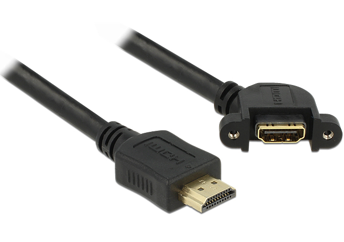 Delock HDMI-Kabel mit Ethernet - HDMI männlich