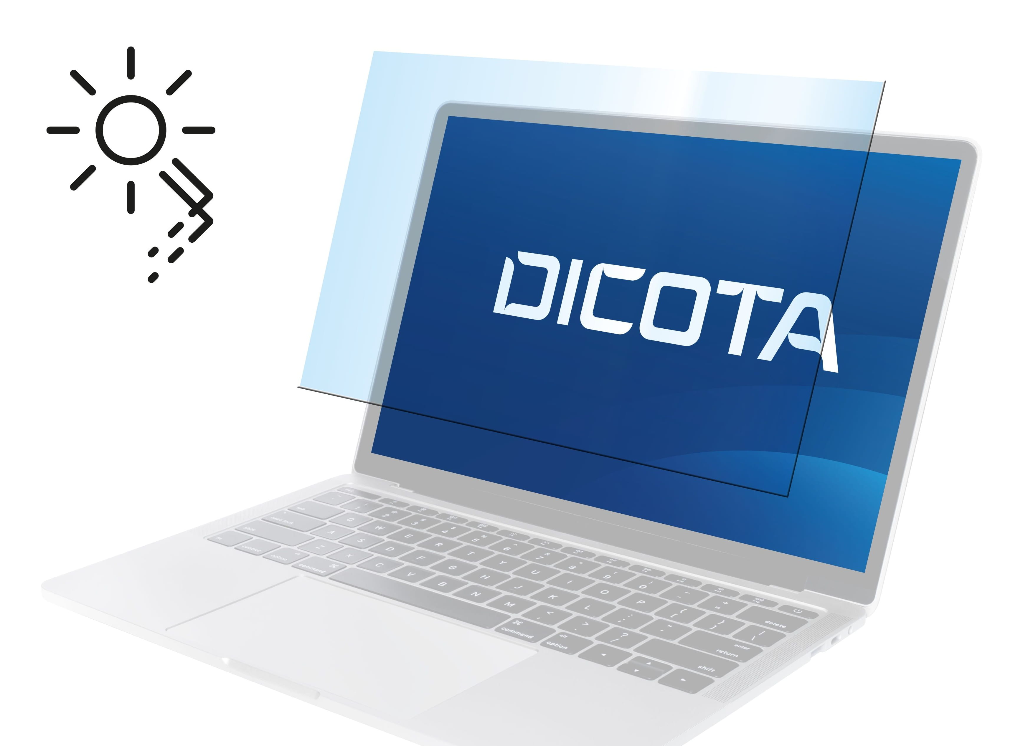 Dicota Blendfreier Notebook-Filter - 9H - klebend - 34.3 cm (13.5")