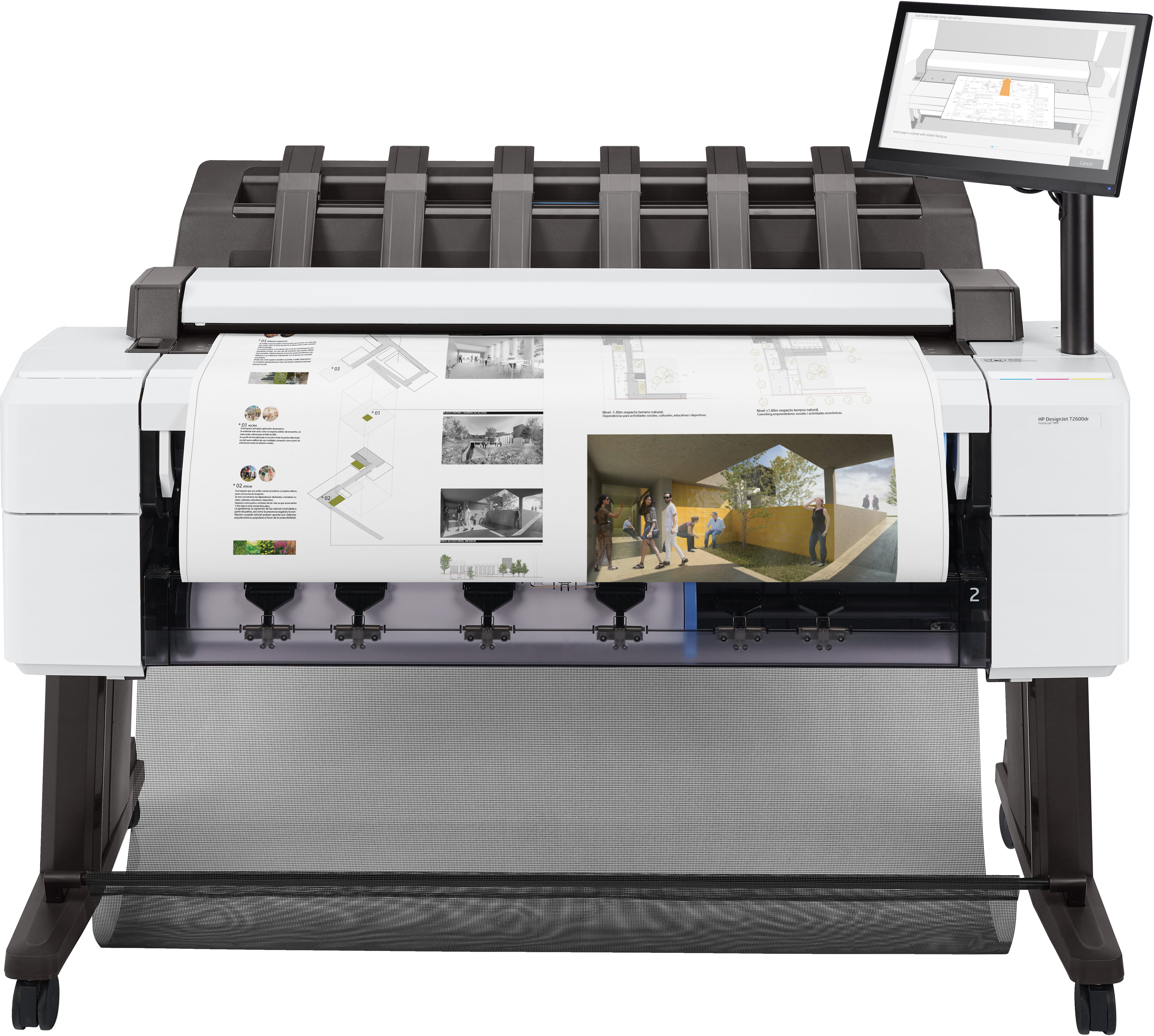 HP DesignJet T2600dr PostScript MFP - 914 mm (36")