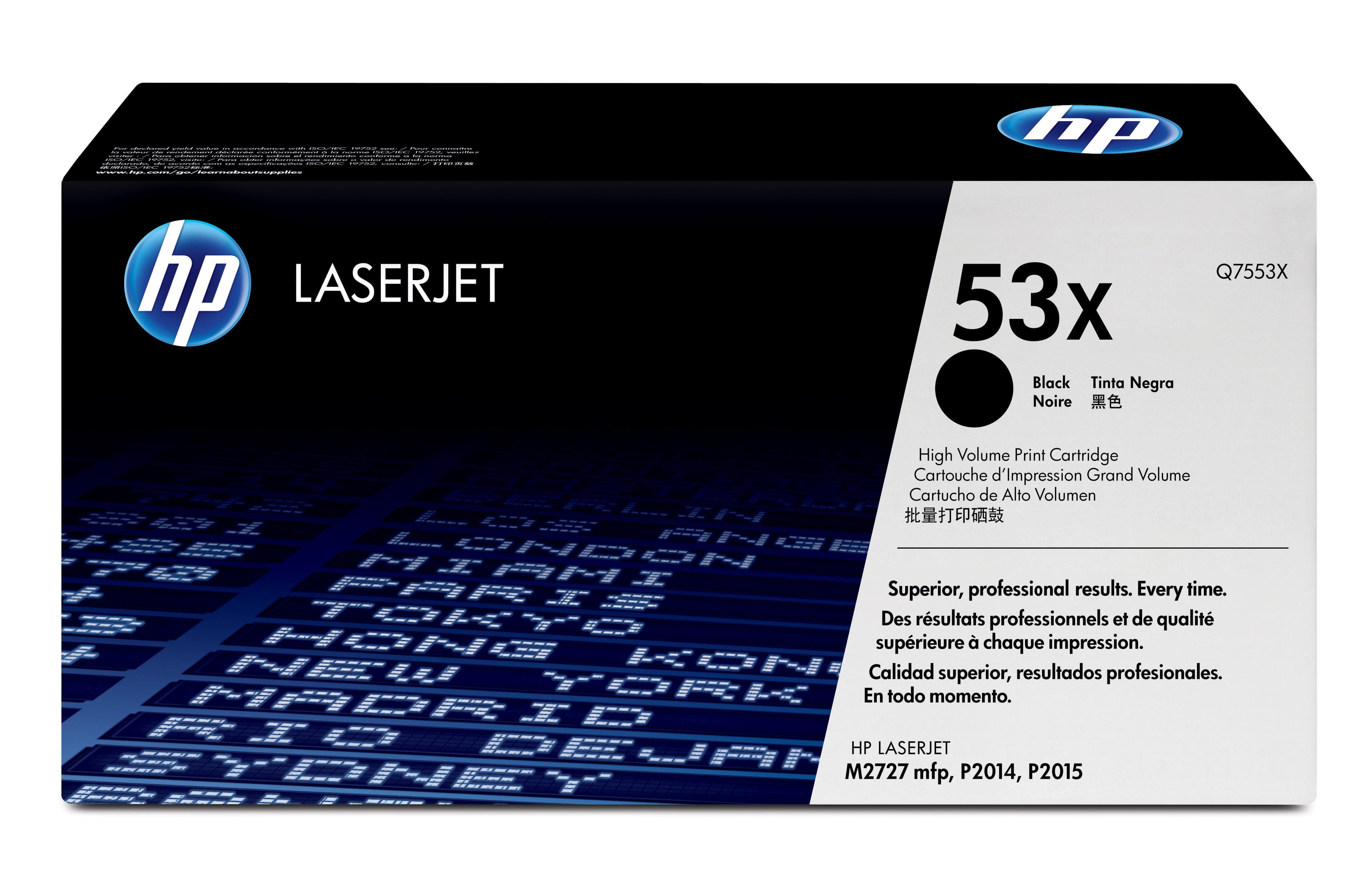 HP 53X - Hohe Ergiebigkeit - Schwarz - original - LaserJet - Tonerpatrone (Q7553X)