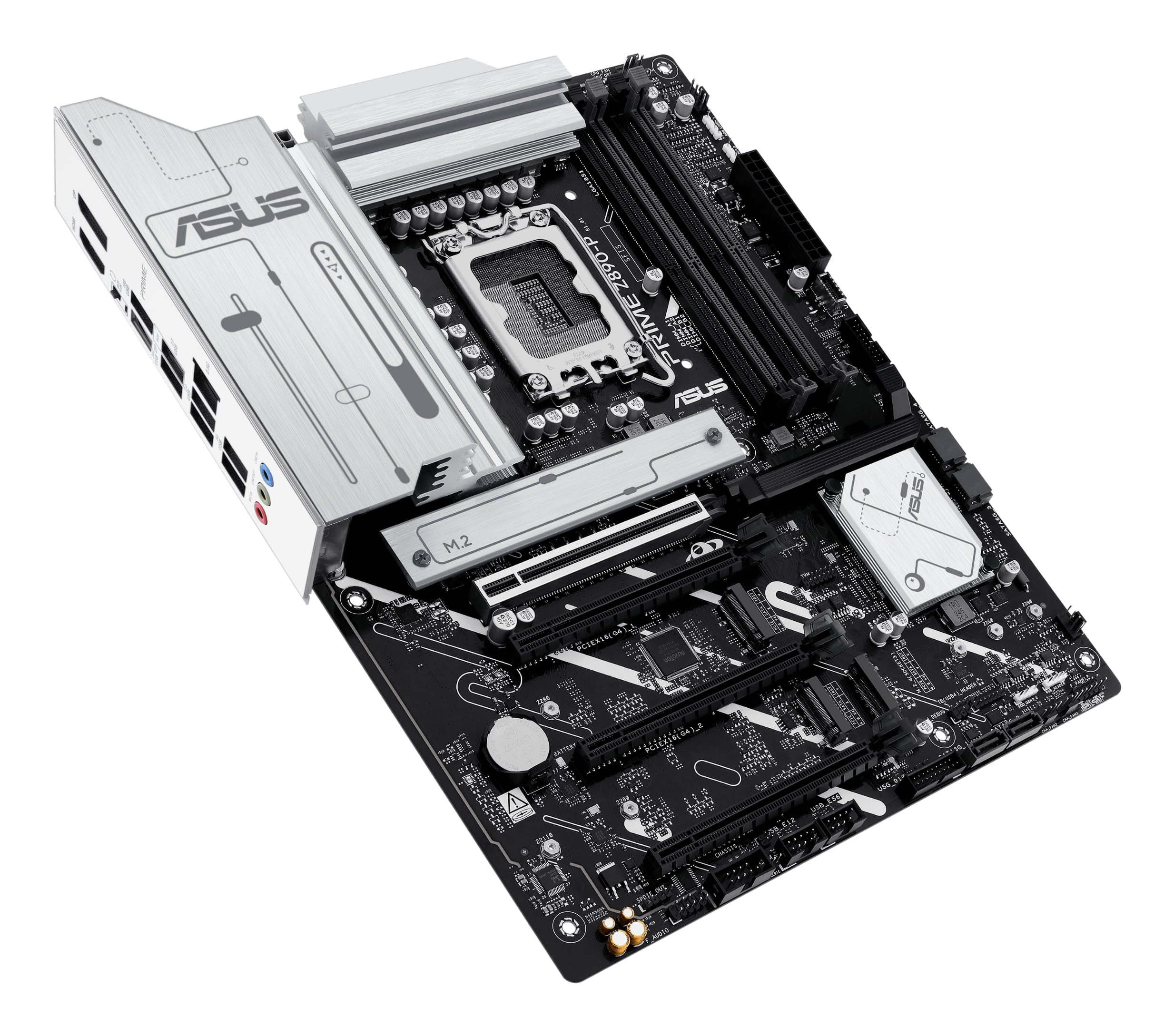 ASUS PRIME Z890-P - Motherboard - ATX - LGA1851 Sockel - Z890 Chipsatz - USB-C 3.2 Gen 2x2, USB 3.2 Gen 2, USB 3.2 Gen 1, USB-C 3.2 Gen 1 - 2.5 Gigabit LAN - Onboard-Grafik (CPU erforderlich)