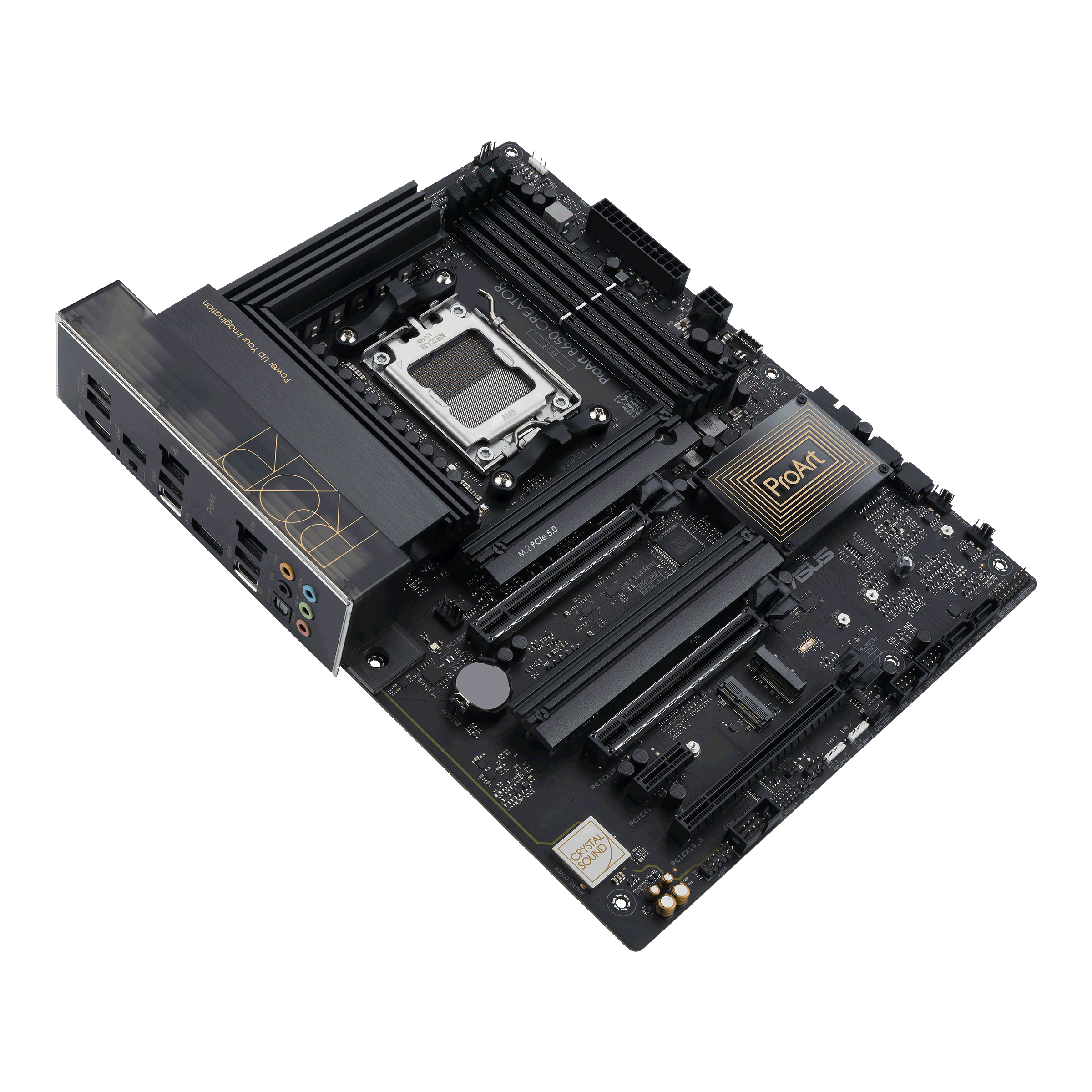 ASUS ProArt B650-CREATOR - Motherboard - ATX - Socket AM5 - AMD B650 Chipsatz - USB 3.2 Gen 1, USB 3.2 Gen 2, USB-C 3.2 Gen2, USB-C 3.2 Gen 2x2 - Gigabit LAN, 2.5 Gigabit LAN - Onboard-Grafik (CPU erforderlich)