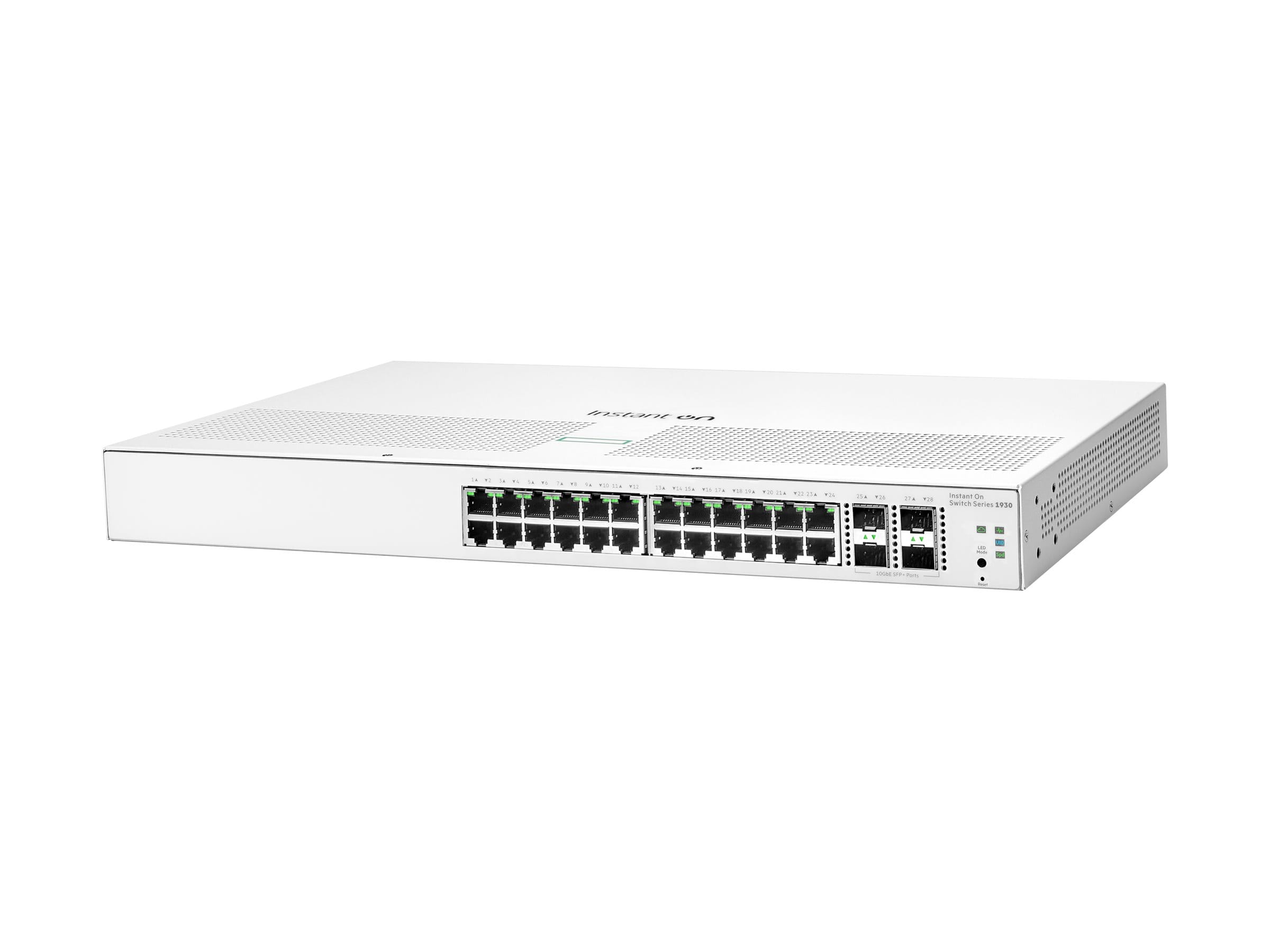 HPE Networking Instant On 1930 24G 4SFP/SFP+ Switch - PoE - managed