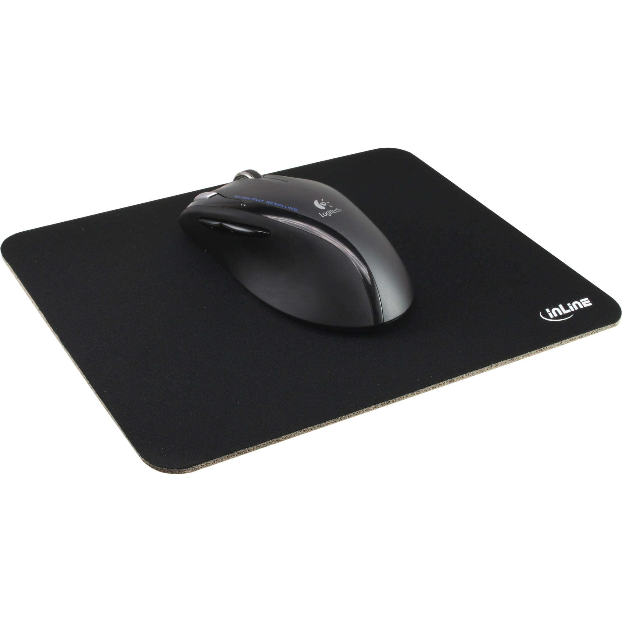 InLine Maus-Pad Recycled - 230x190x2,5mm - schwarz
