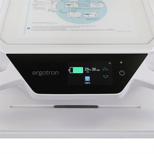 Ergotron CareFit Pro - Wagen - Constant Force-Höhenverstellung - für LCD-Display / PC-Ausrüstung - medizinisch - weiß, Warm Gray - Bildschirmgröße: bis zu 68,6 cm (bis zu 27 Zoll)