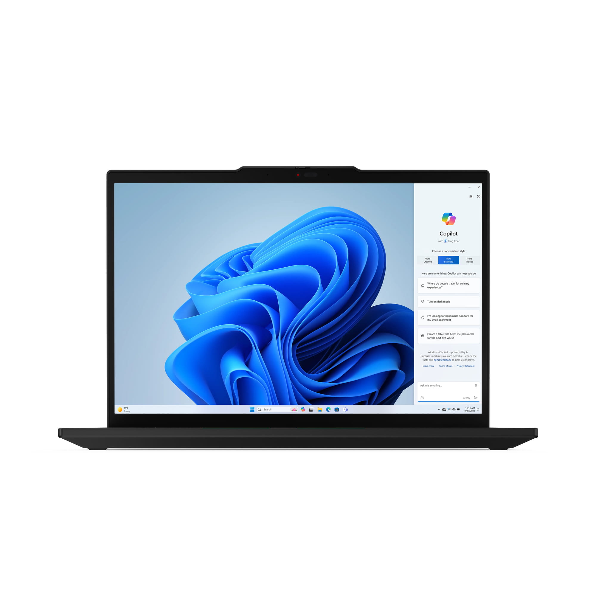 Lenovo ThinkPad T14 Gen 5 21MC - 180°-Scharnierdesign - AMD Ryzen 7 8840U / 3.3 GHz - Win 11 Pro - Radeon 780M - 32 GB RAM - 1 TB SSD TCG Opal Encryption 2, NVMe, Performance - 35.6 cm (14")