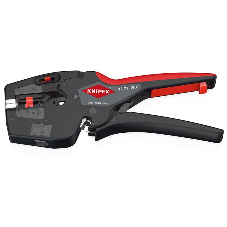 KNIPEX 12 72 190, 170 g, Schwarz, Rot