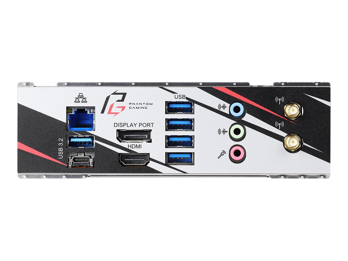 ASRock B550 Phantom Gaming-ITX/ax - Motherboard - Mini-ITX - Socket AM4 - AMD B550 Chipsatz - USB-C Gen2, USB 3.2 Gen 1, USB 3.2 Gen 2 - 2.5 Gigabit LAN, Wi-Fi, Bluetooth - Onboard-Grafik (CPU erforderlich)