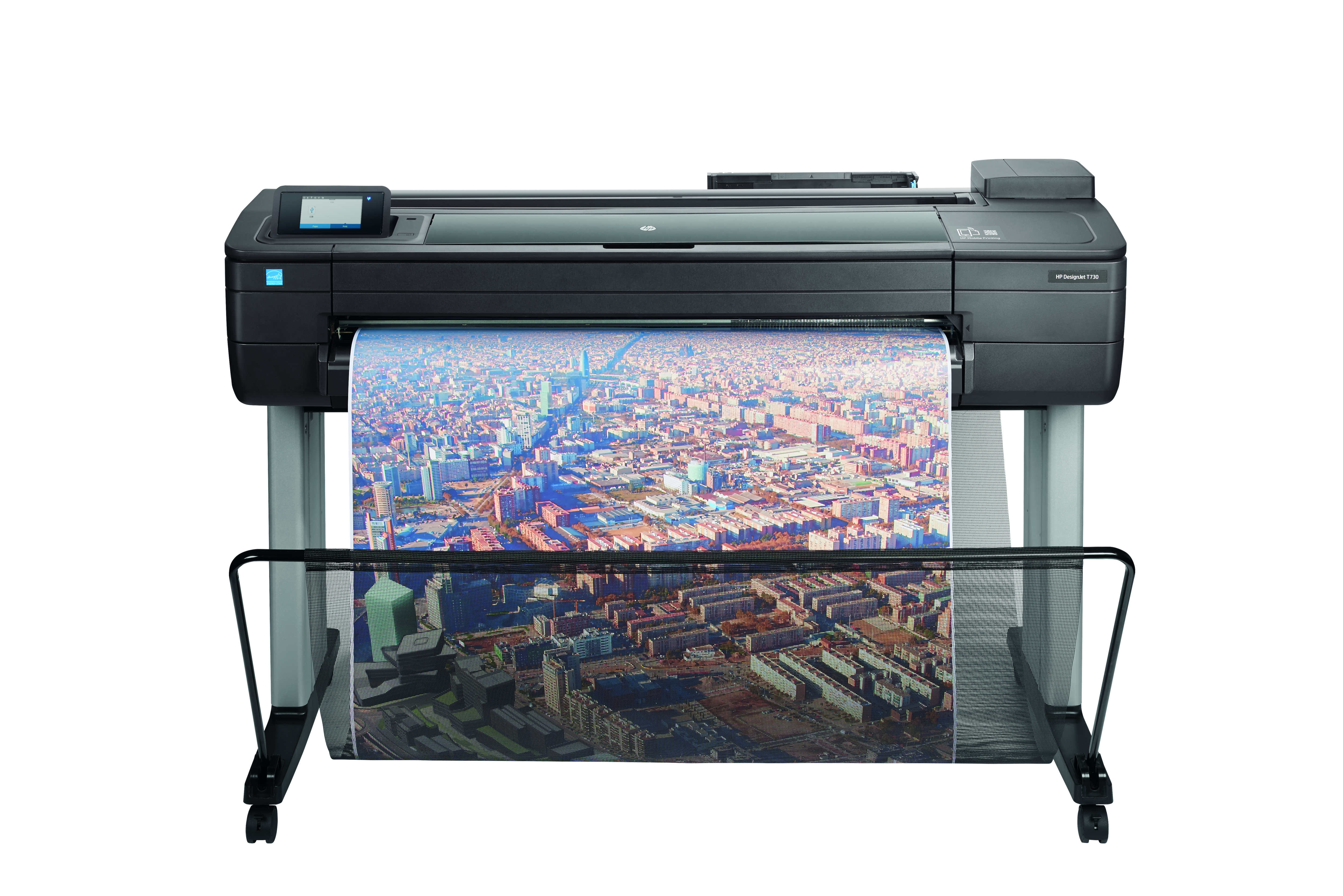 HP DesignJet T730 - 914 mm (36") Großformatdrucker - Farbe - Tintenstrahl - Rolle (91,4 cm x 45,7 m)