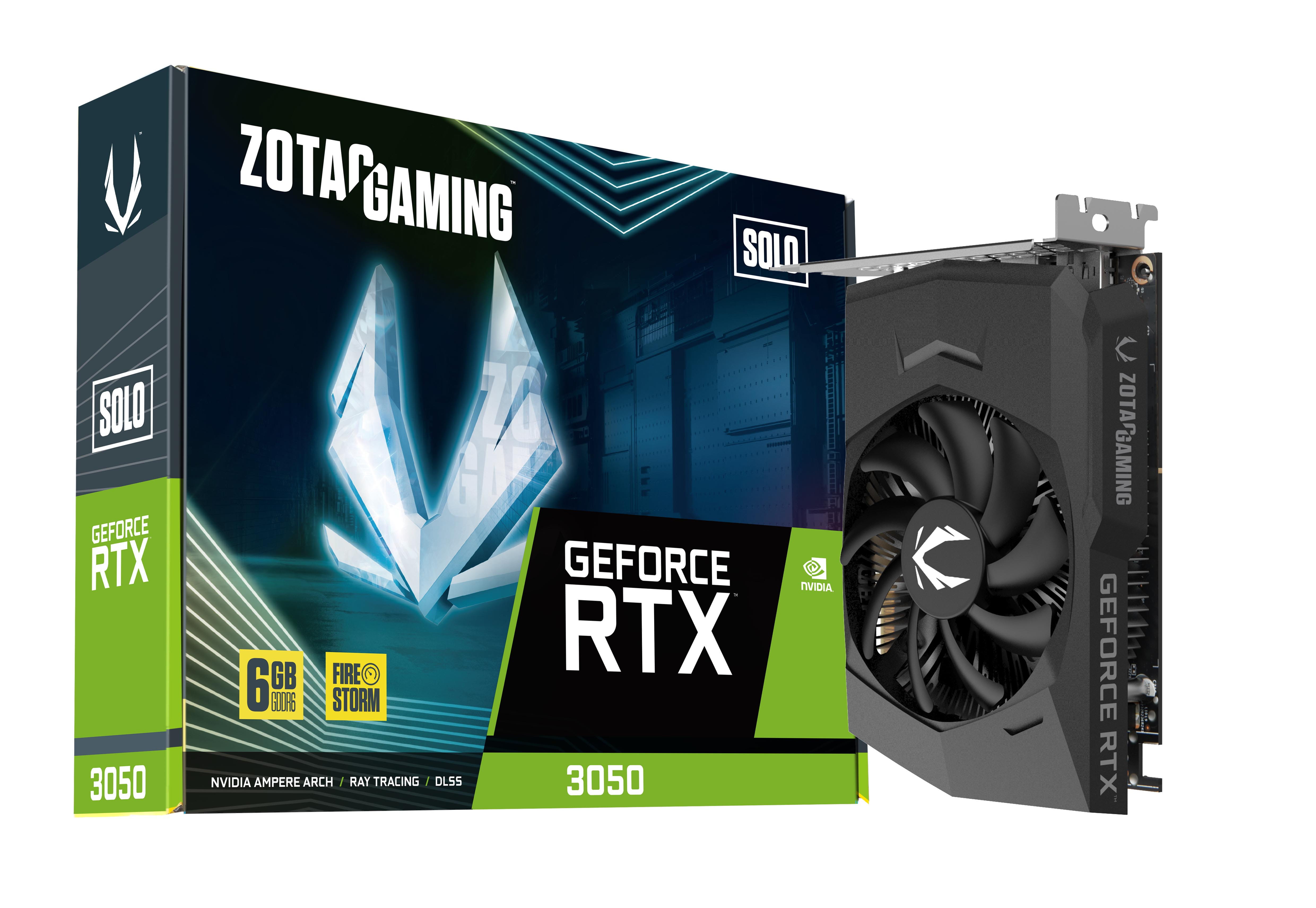 ZOTAC GAMING GeForce RTX 3050 6GB GDDR6 Solo