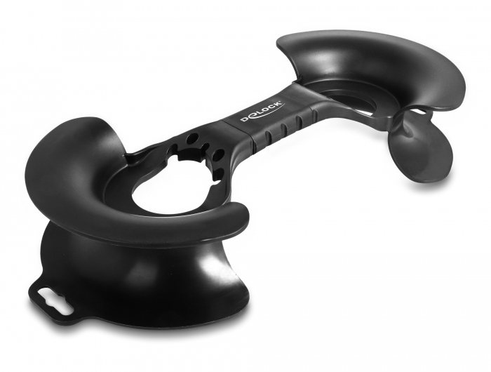 Delock Kabelspule - 375 x 170 mm - Schwarz