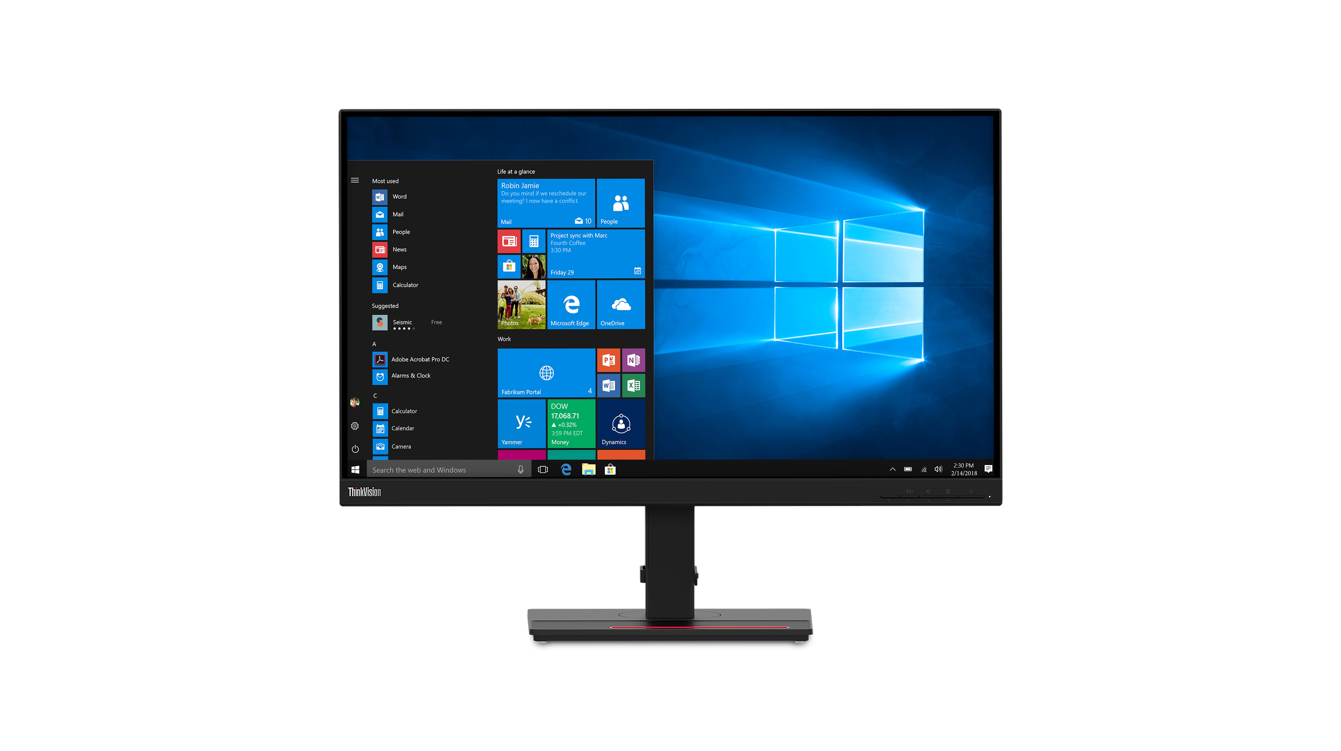 Lenovo ThinkVision T27q-20 - LED-Monitor - 68.6 cm (27")