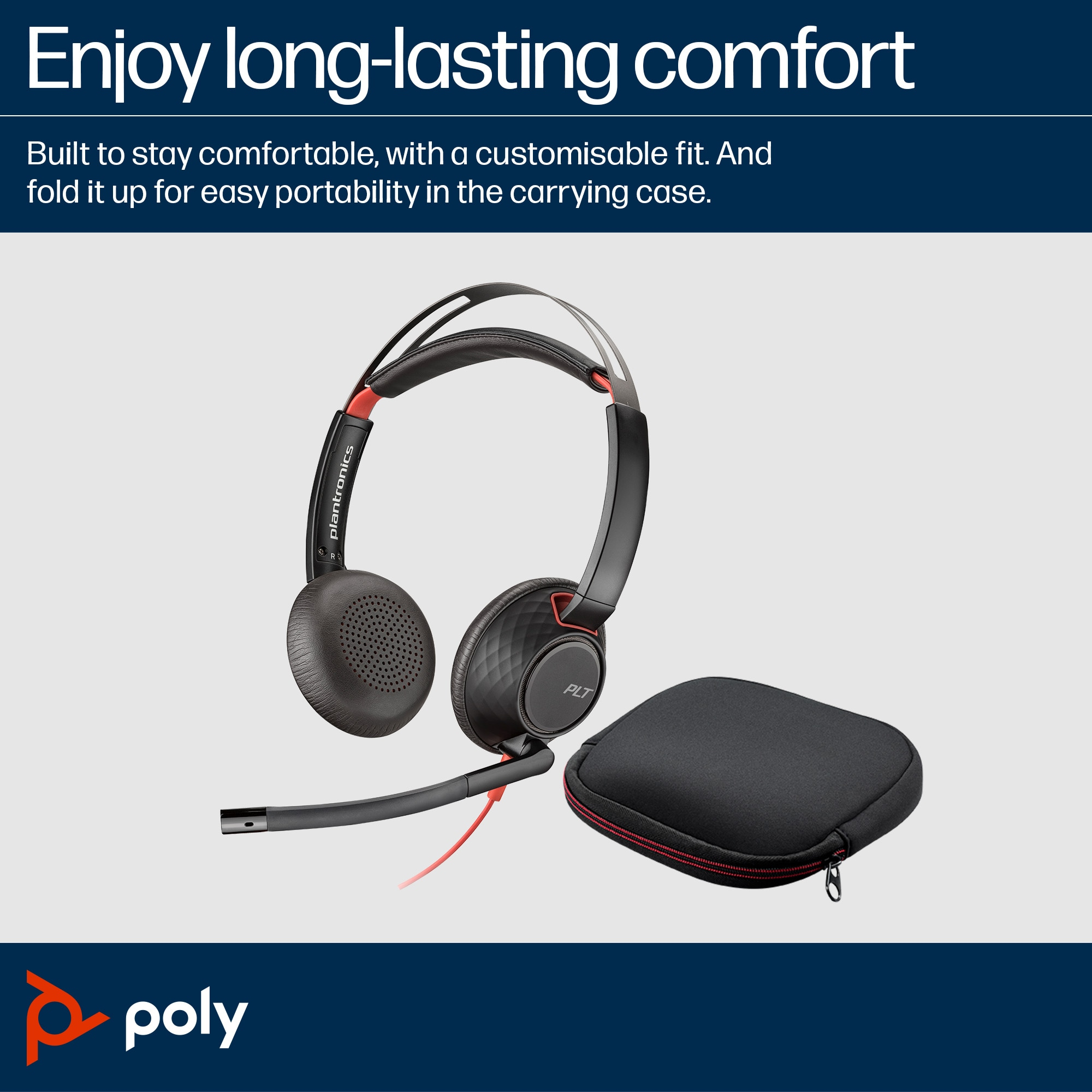 Poly Blackwire 5220 - Headset - On-Ear - kabelgebunden Poly Blackwire 5220 - Headset - On-Ear - kabelgebunden