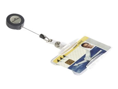 Durable Namensschildhalterung - für 54 x 85 mm - durchsichtig (Packung mit 10)
