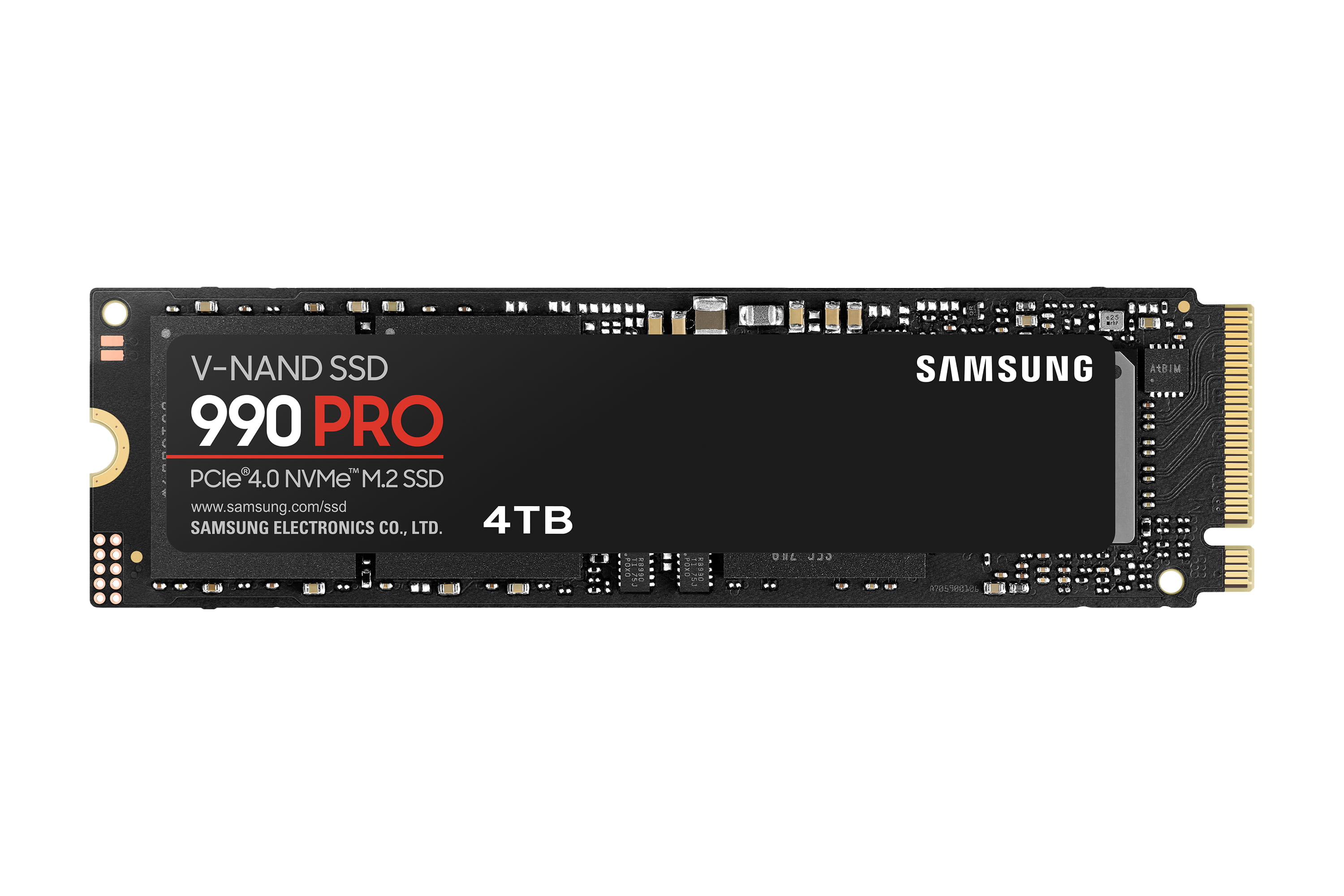Samsung 990 PRO MZ-V9P4T0BW - SSD - verschlüsselt - 4 TB - intern - M.2 2280 - PCIe 4.0 x4 (NVMe)