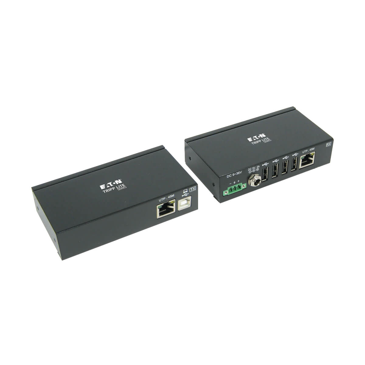 Tripp Eaton Tripp Lite Series USB over Cat5/6 Extender Kit 4-Port Industrial with ESD Protection