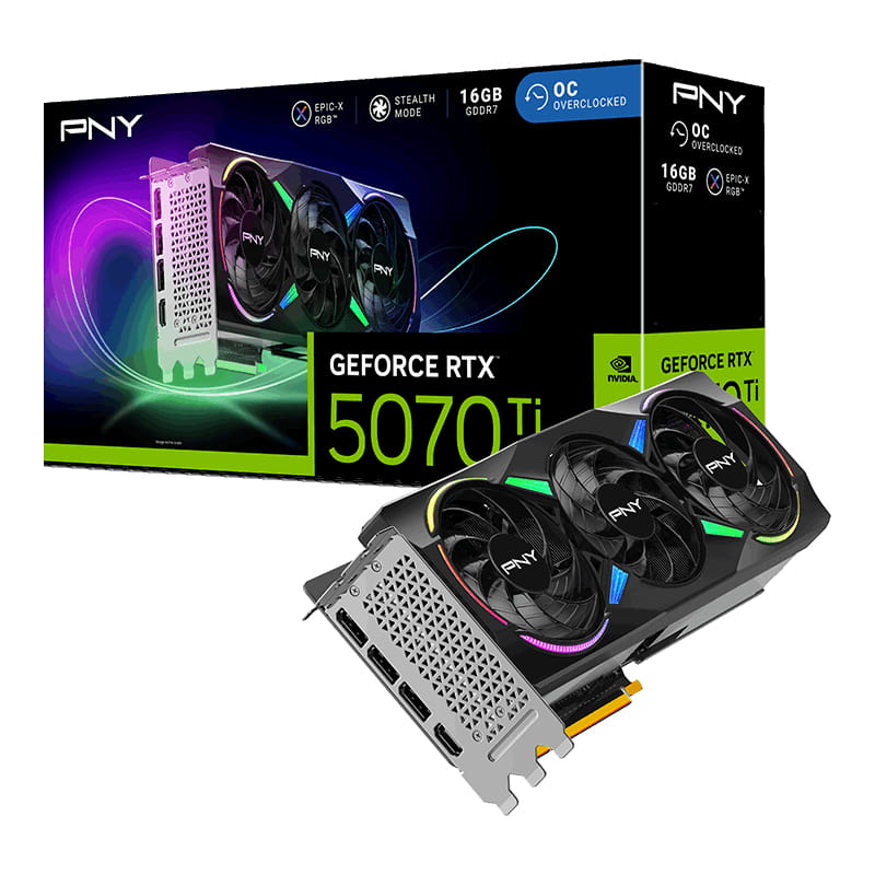 PNY GeForce RTX 5070 Ti ARGB EPIC-X RGB - Grafikkarte